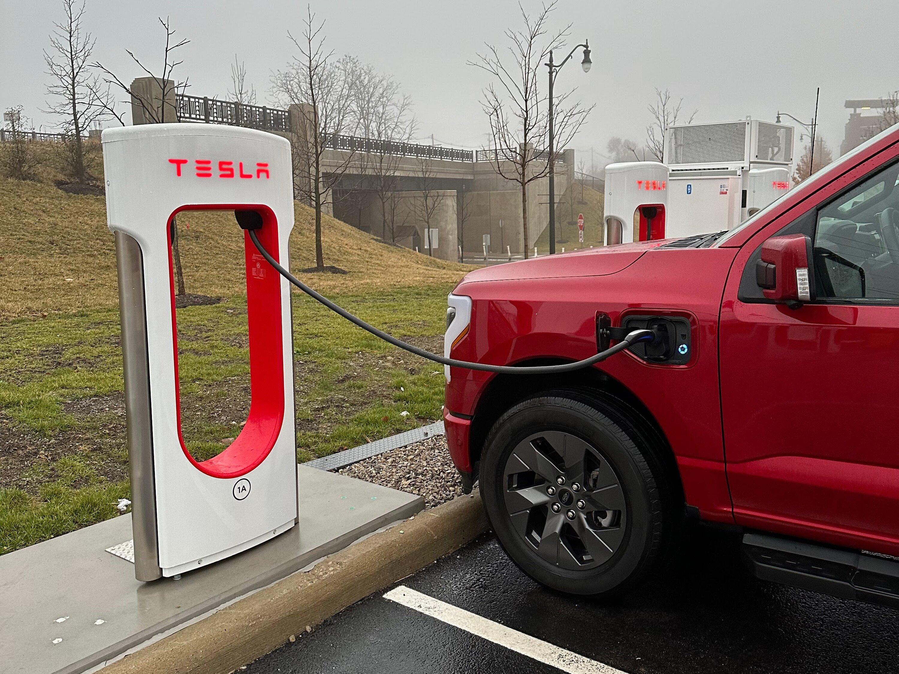 Ford F-150 Lightning I was on a 1000 mile road trip when Supercharger access opened up IMG_4481-EDIT