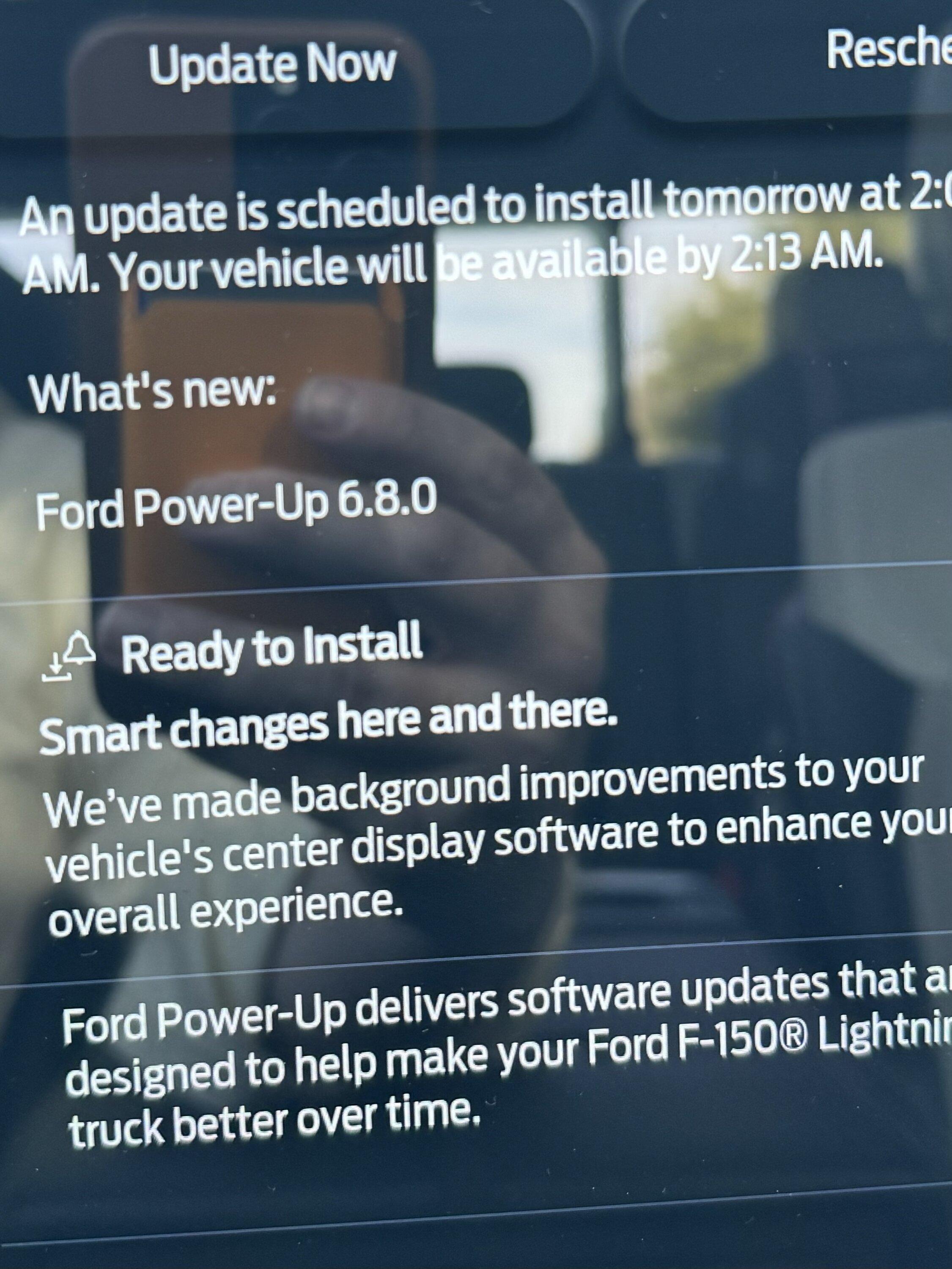 Ford F-150 Lightning Power-Up OTA 6.8.0 - Smart Changes: Center Screen IMG_4574