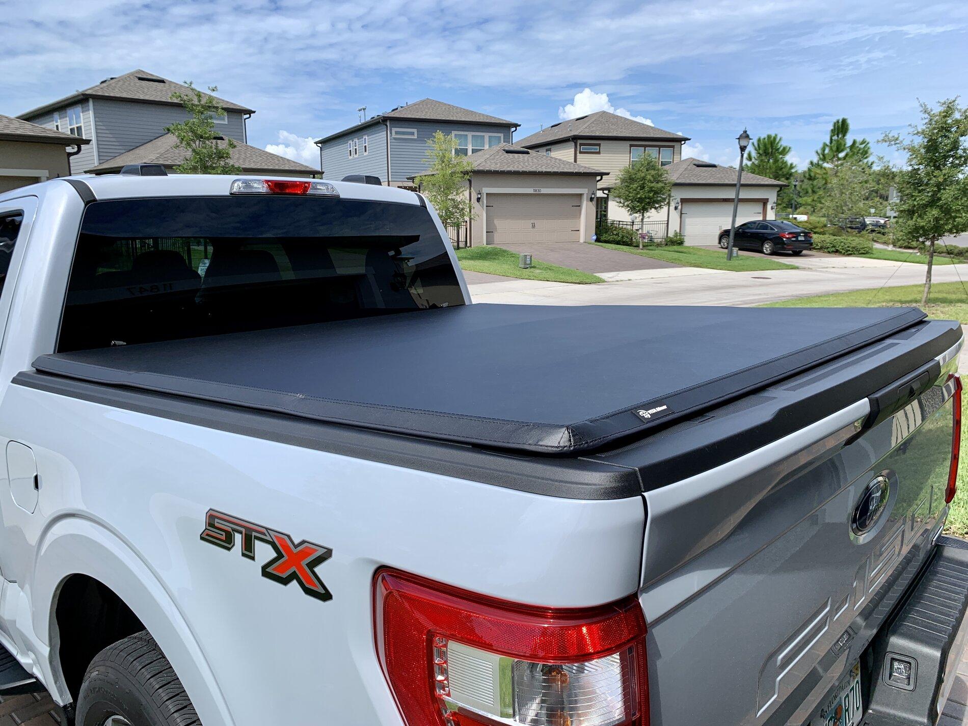 Ford F-150 Lightning YITA Motor Soft Tri-Fold Tonneau Cover IMG_4917