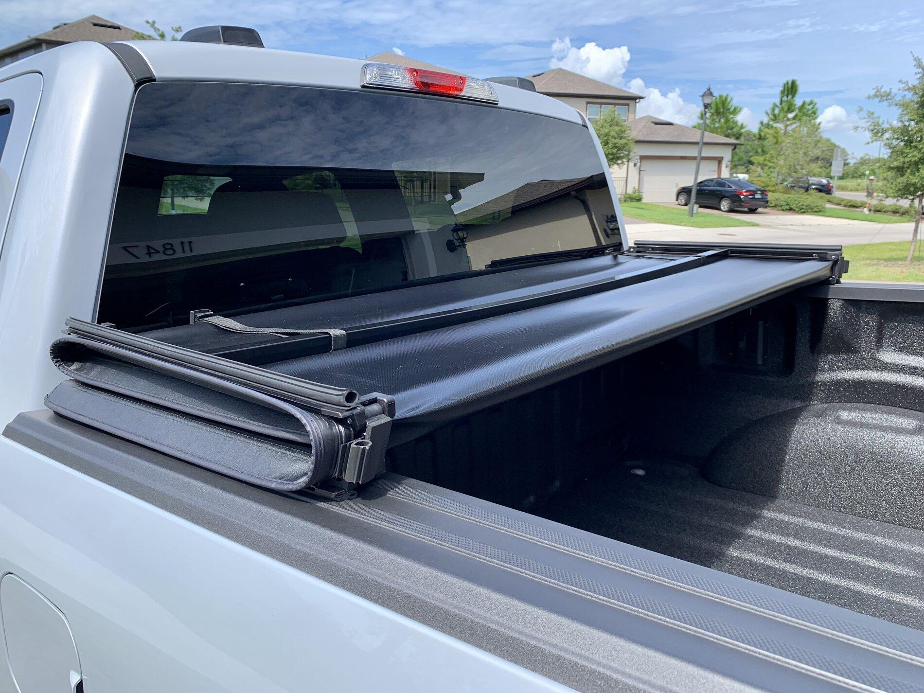 Ford F-150 Lightning YITA Motor Soft Tri-Fold Tonneau Cover IMG_4921