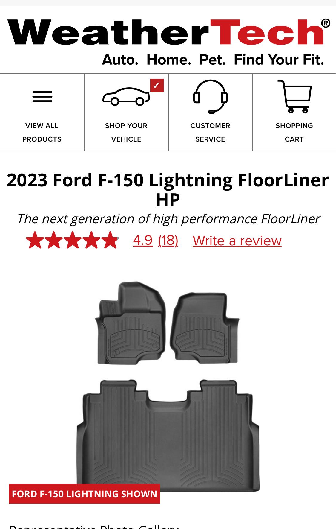 Ford F-150 Lightning Carpeted Floor Mat Options?? IMG_4937