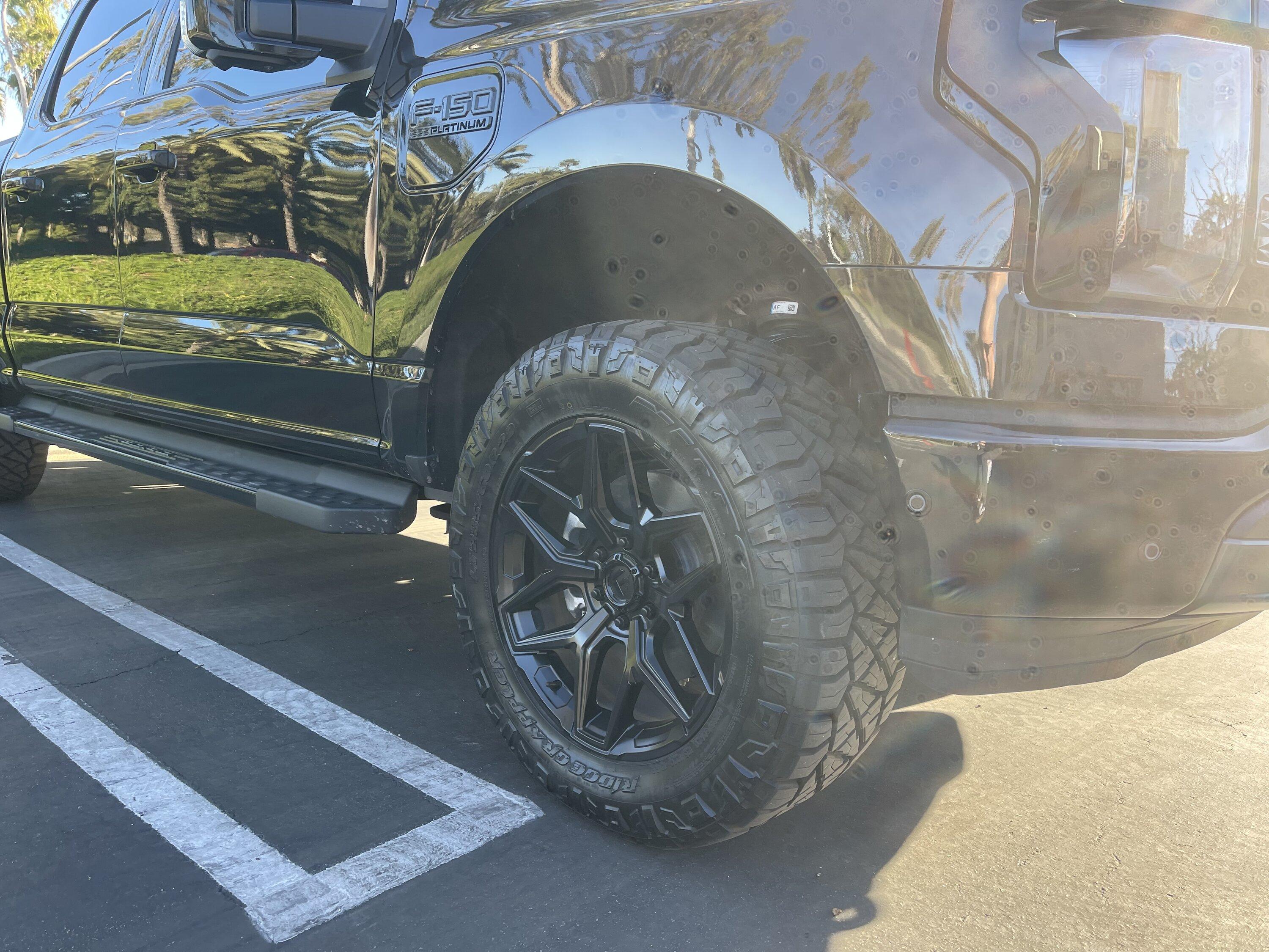 Ford F-150 Lightning Leveling Kit, Tires, Wheels, Smoked Lights and More on my Lightning Platinum IMG_5355