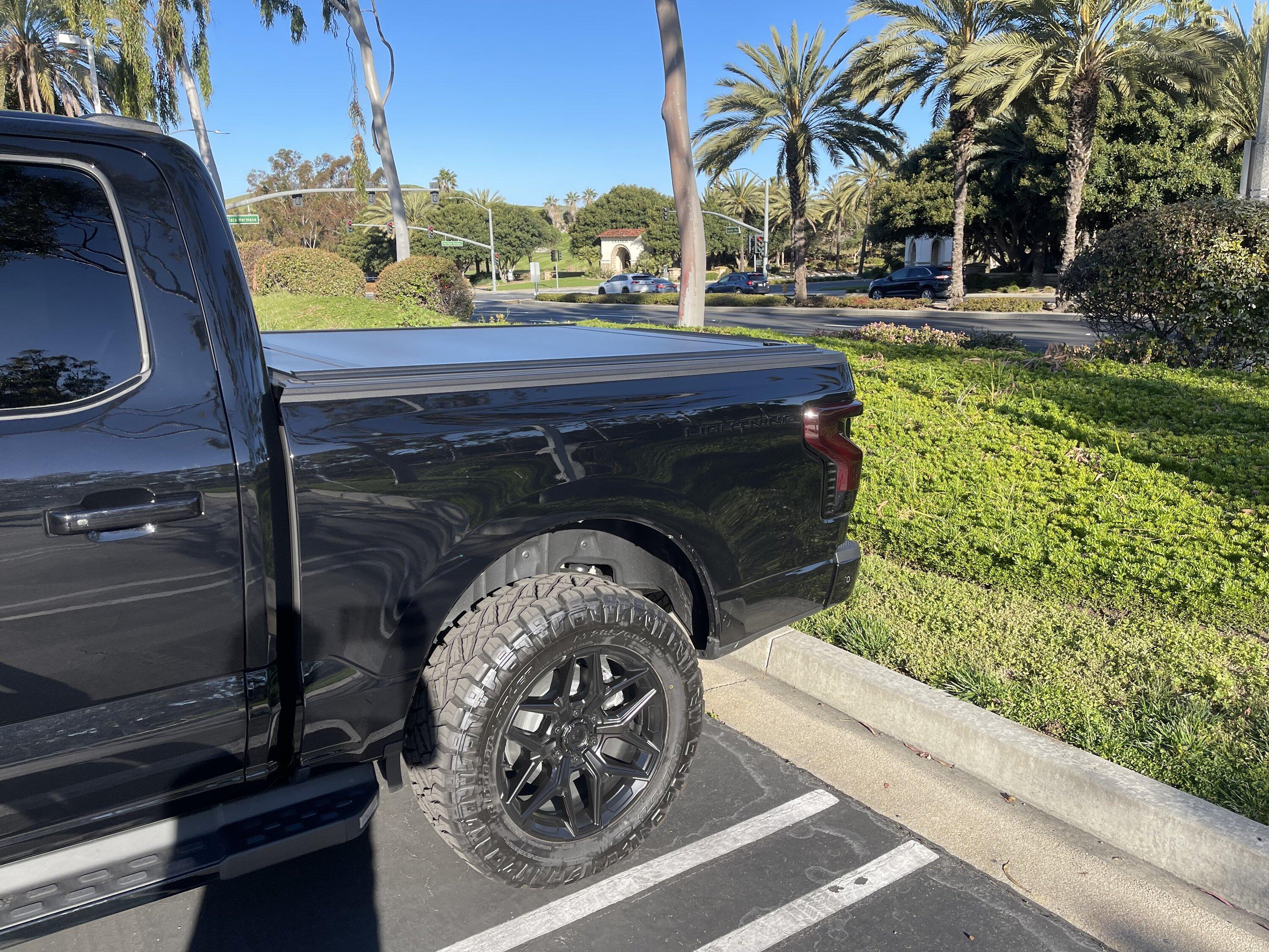 Ford F-150 Lightning Leveling Kit, Tires, Wheels, Smoked Lights and More on my Lightning Platinum IMG_5358