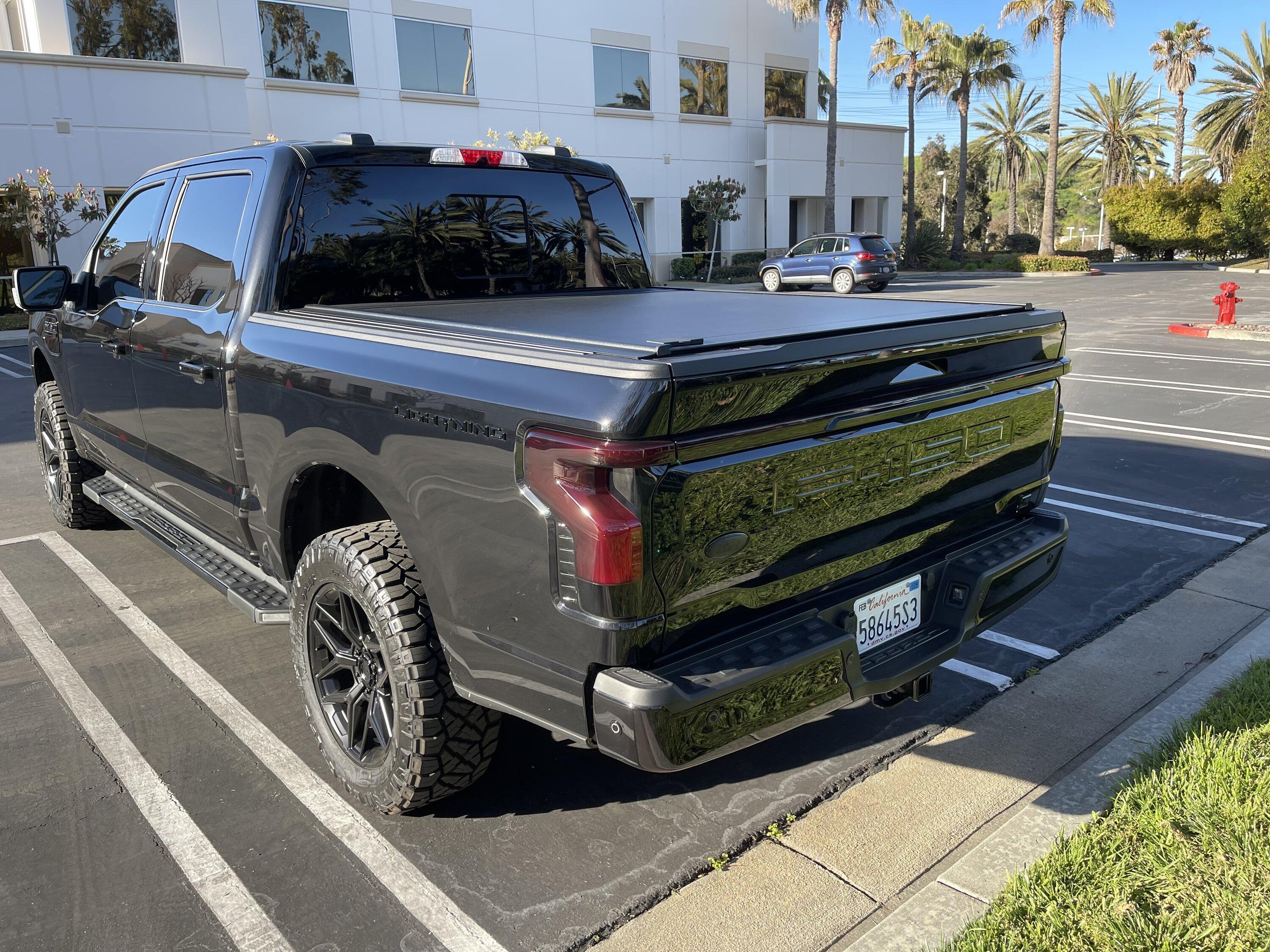 Ford F-150 Lightning Leveling Kit, Tires, Wheels, Smoked Lights and More on my Lightning Platinum IMG_5359