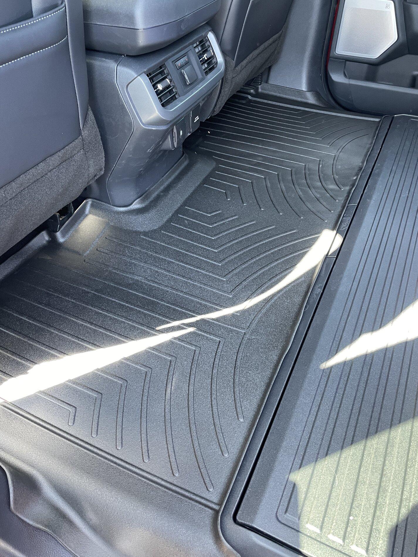 Ford F-150 Lightning Non-OEM floor mats and rear storage box IMG_5414.JPG