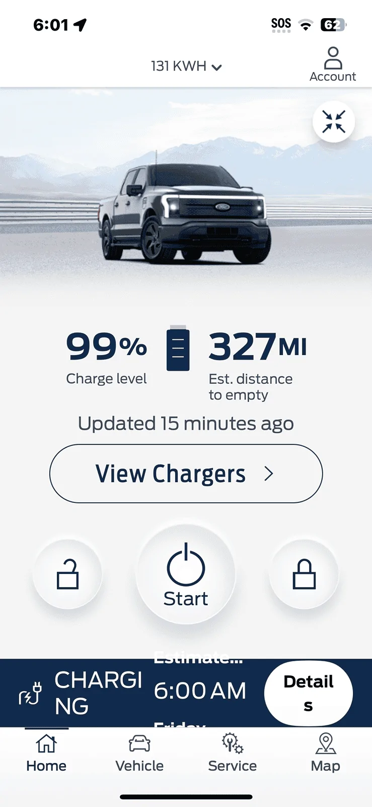Ford F-150 Lightning Max Range? This is highest I've seen IMG_5580