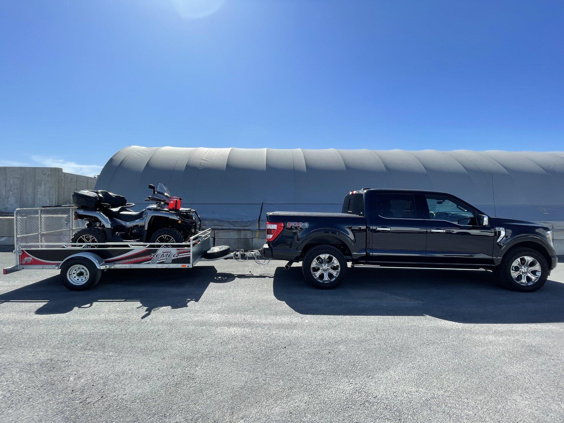 Ford F-150 Lightning First time trailering IMG_5665