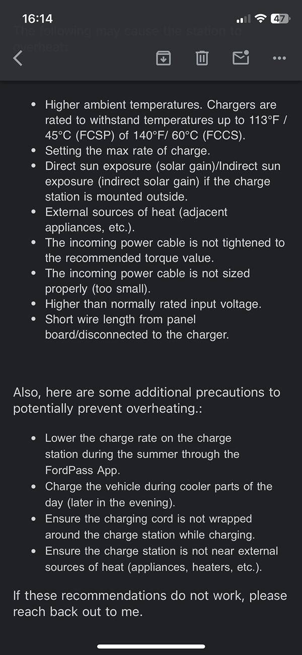 Ford F-150 Lightning Ford Charge Station Pro Fault - "charging at a reduced rate" IMG_5927