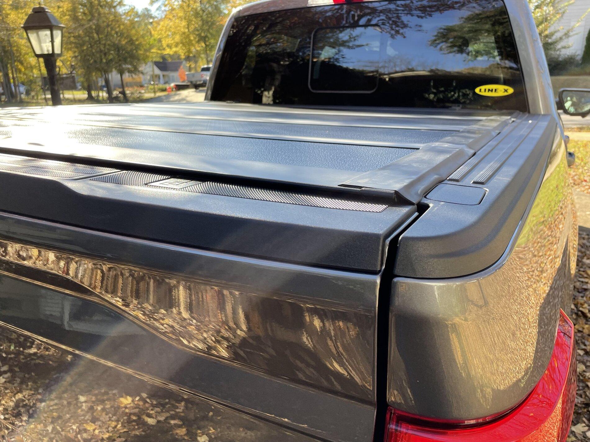 Ford F-150 Lightning Leer HF650M Tonneau Cover Review with Photos! - Install & First Impressions IMG_6477.JPEG