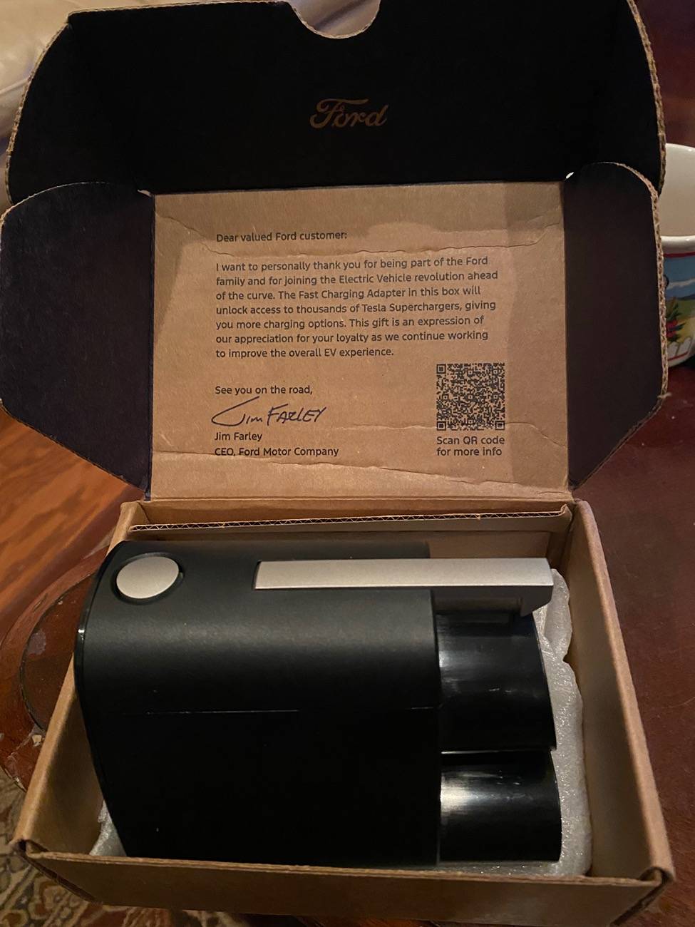 Ford F-150 Lightning ✅ Ford Resumes Shipping NACS Charging Adapters (February 2025 batch) IMG_7056