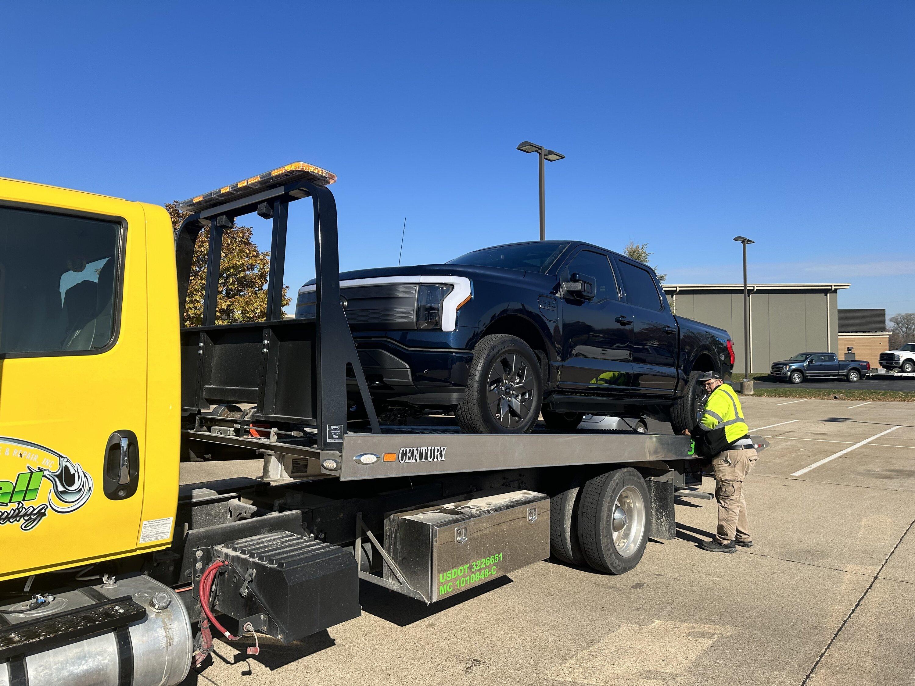 Ford F-150 Lightning Stop safely now (truck was parked…) IMG_7150