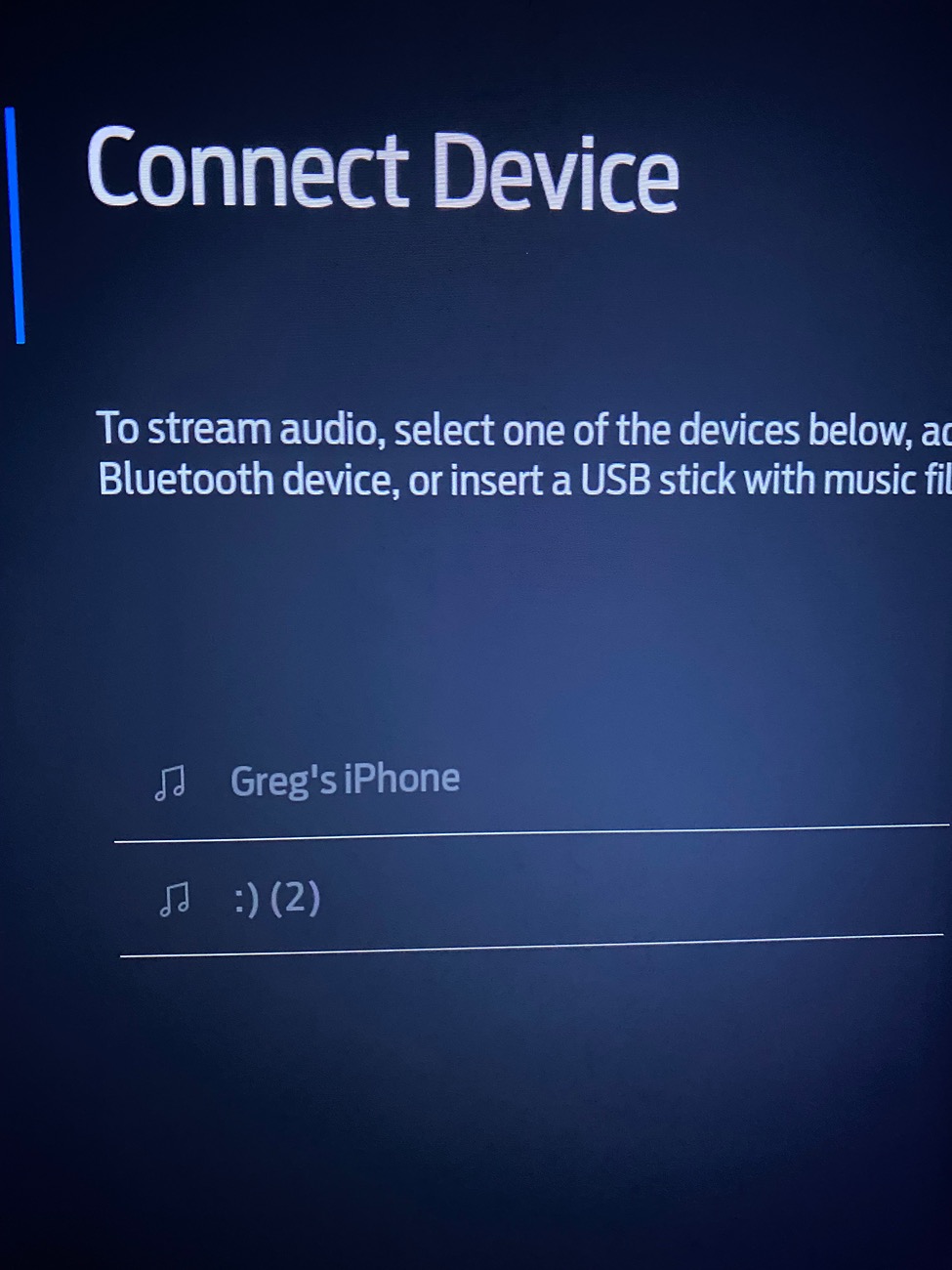 Ford F-150 Lightning Passenger streaming music via BT.   How do you guys make the switch? IMG_7409