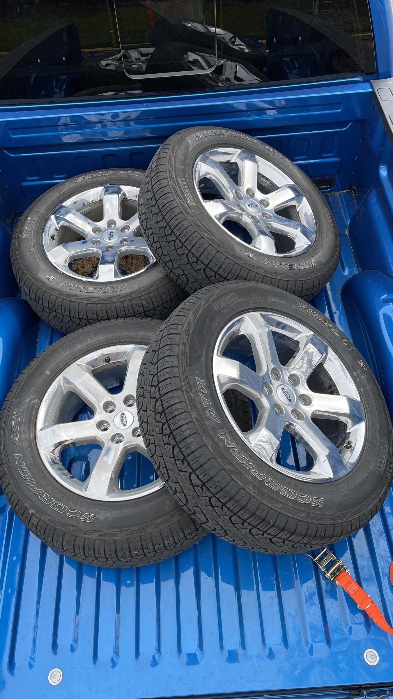 Ford F-150 Lightning FS: 4 x 20" PVD Wheels and Pirelli 275/60r20 tires Seattle IMG_7825.JPG