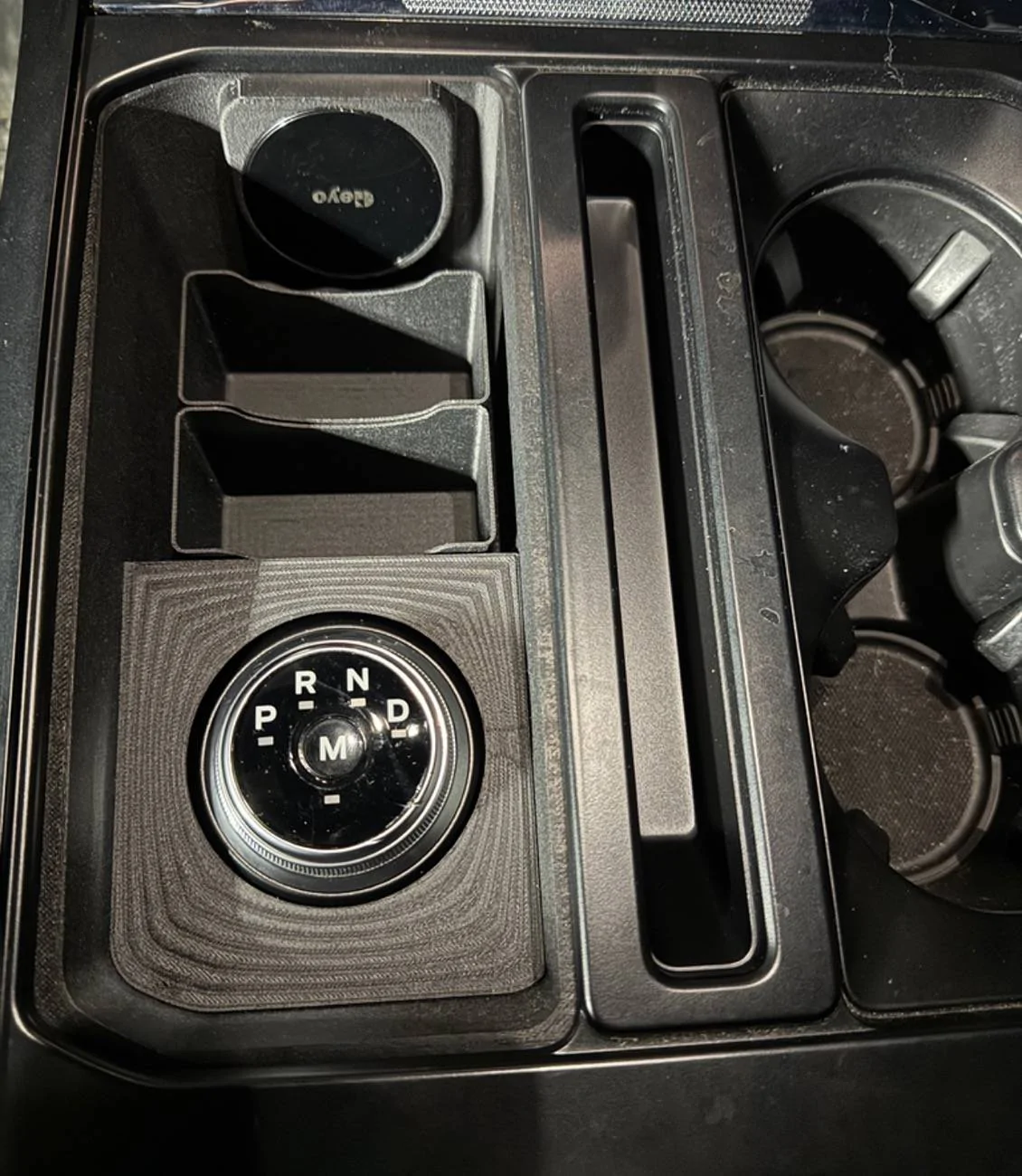 Ford F-150 Lightning Stick to Rotary Shift Knob Conversion w/ 3D Printed Rotary Shifter Holder IMG_7877