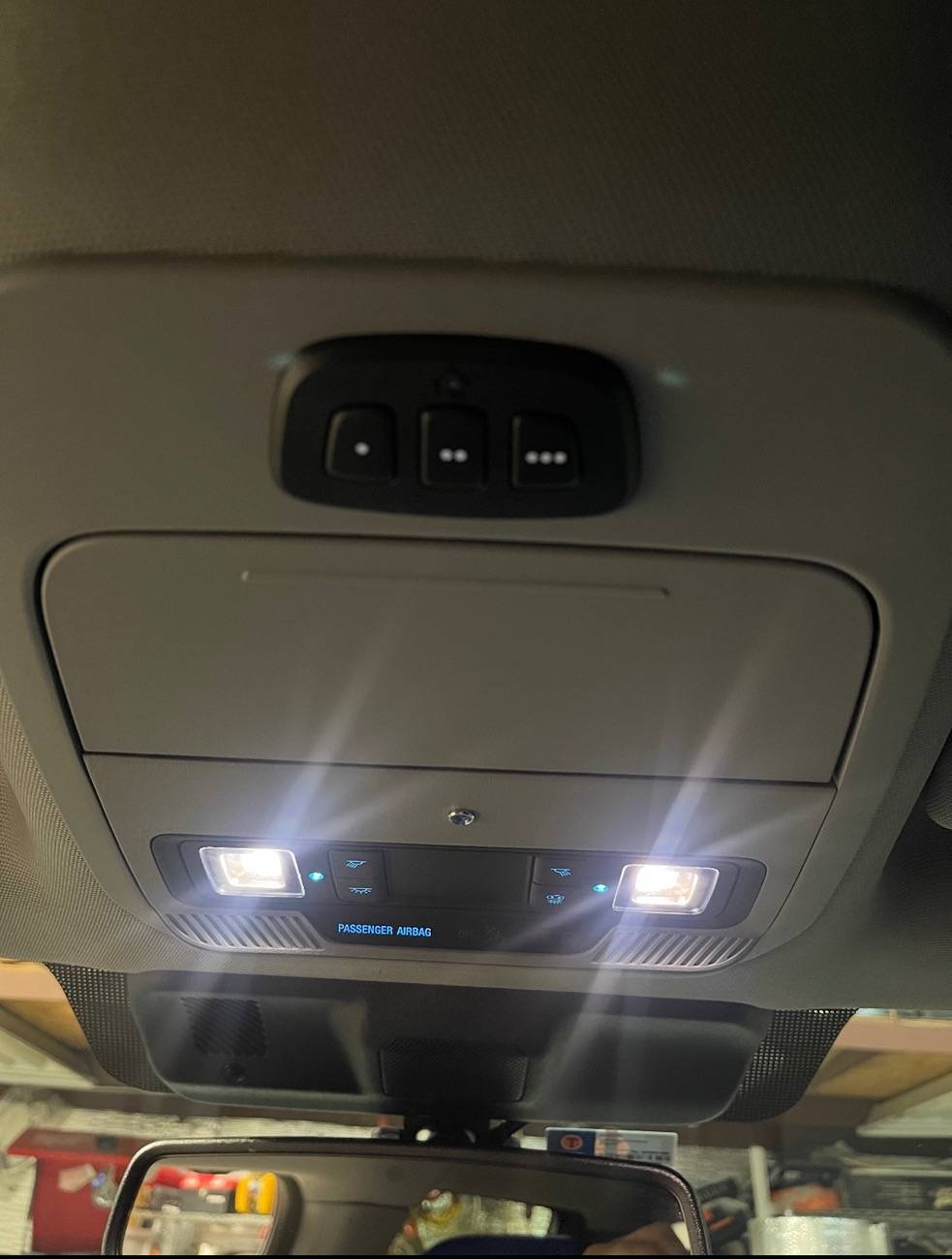Ford F-150 Lightning Install Homelink Garage Door Opener Somewhere on the Dash IMG_8841