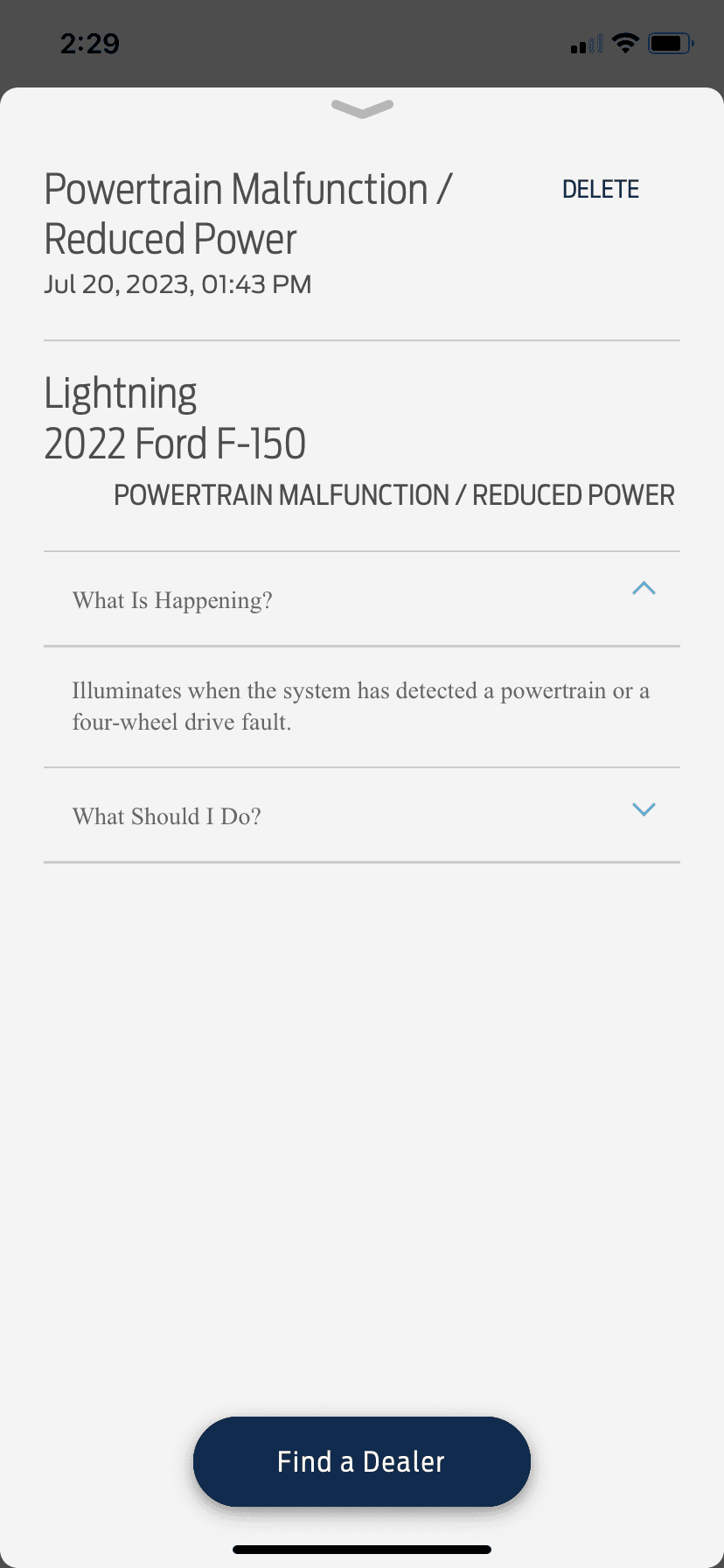 Ford F-150 Lightning Powertrain Malfunction / Reduced Power IMG_9260