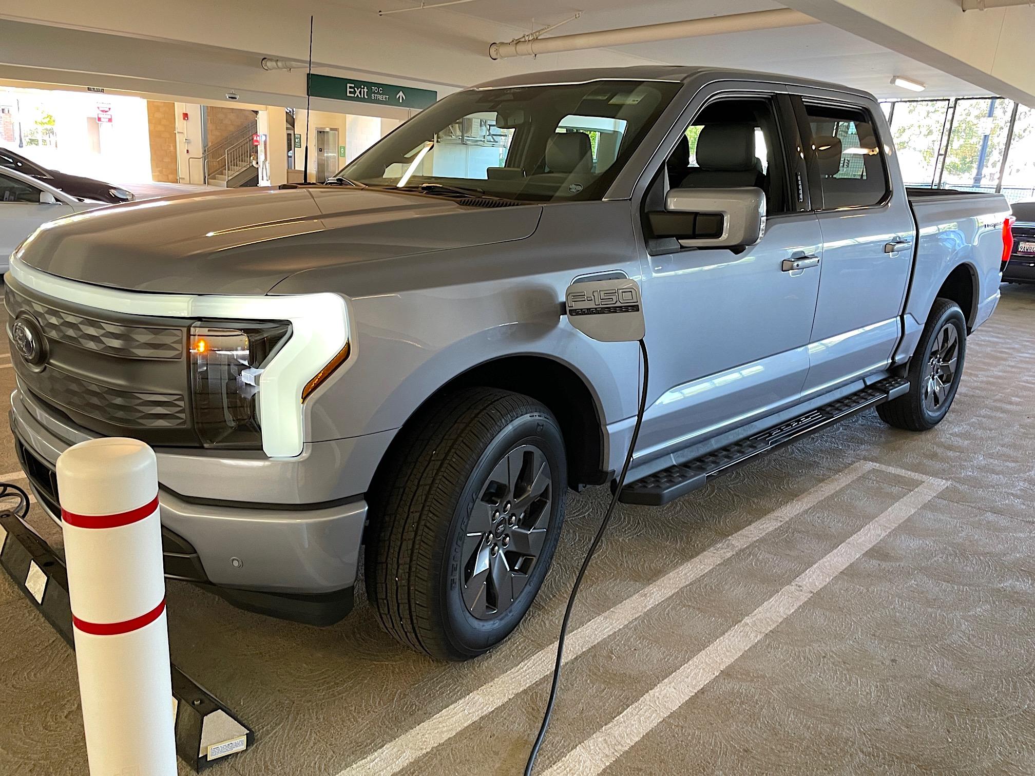 Ford F-150 Lightning Free Tesla destination chargers found near my home! New city chargers for both Tesla SuperChargers and L2. IMG_9397.JPG