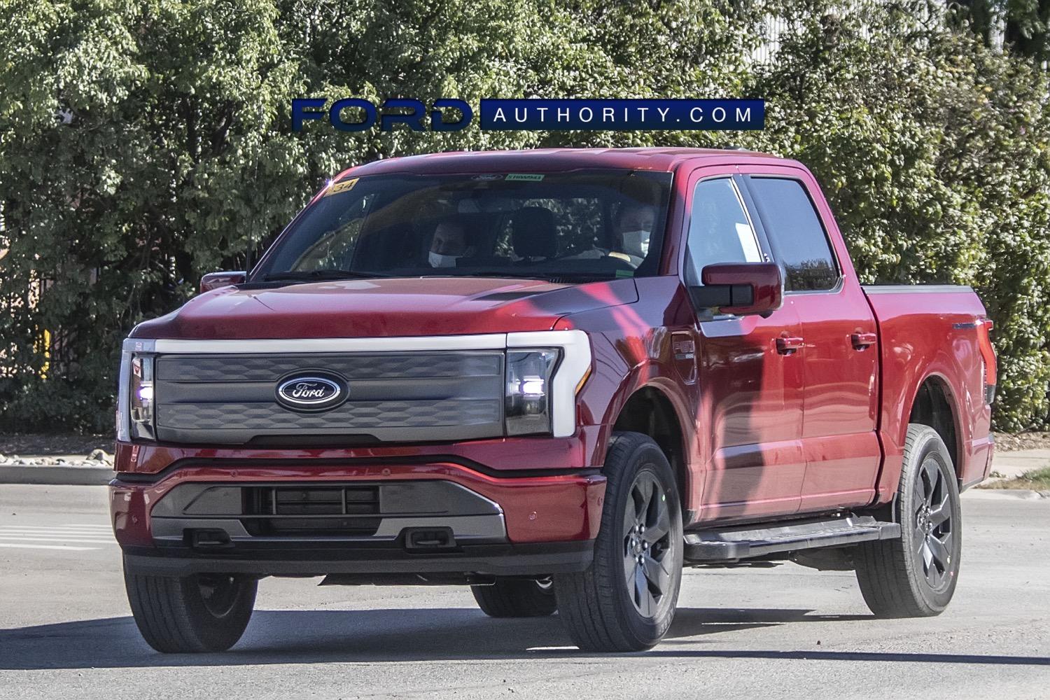 Ford F-150 Lightning RAPID RED F-150 Lightning Photos & Club Lariat-Real-World-Photos-October-2021-Exterior-002