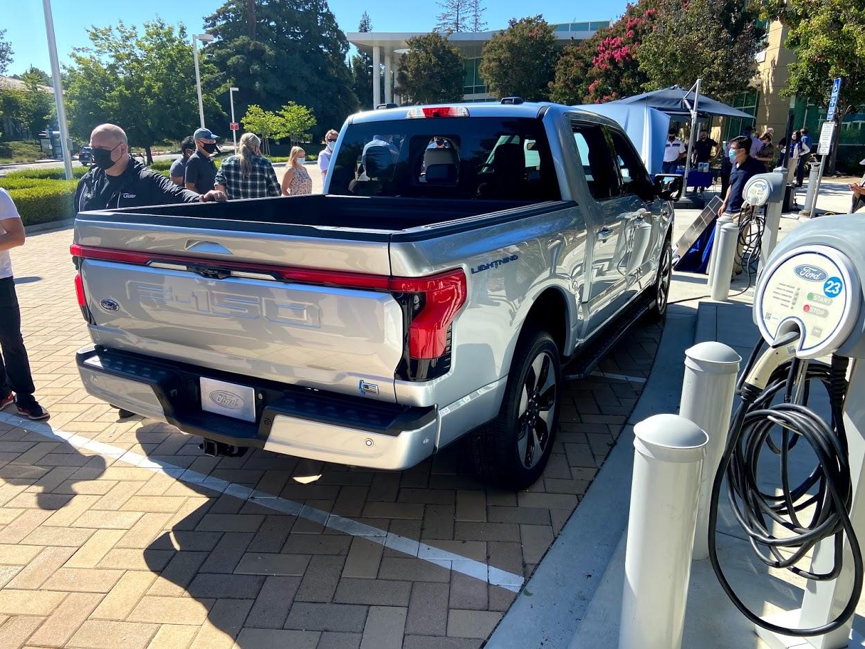 Ford F-150 Lightning F150 Lightning First Look! @Ford Palo Alto Lab light1