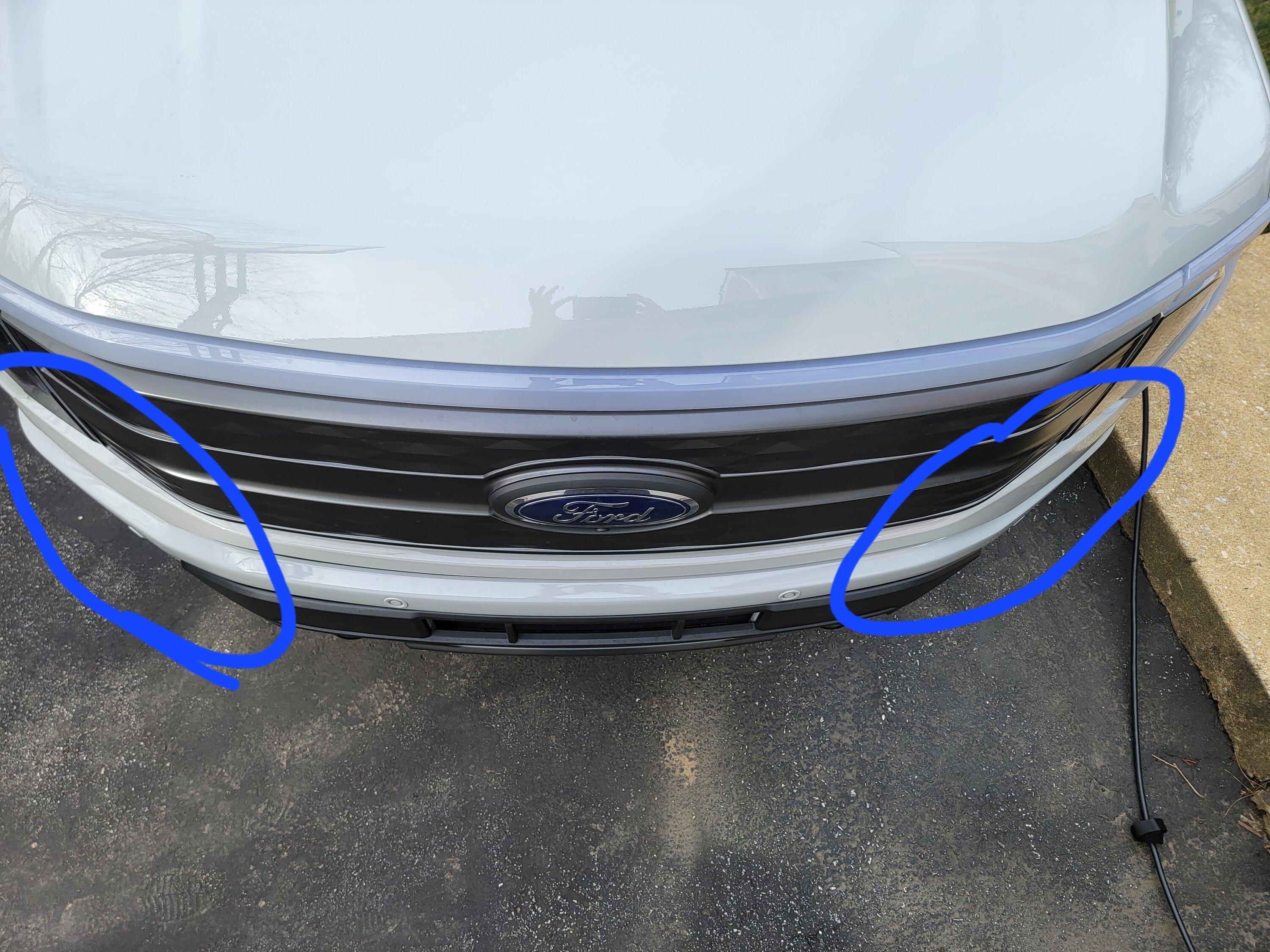 Ford F-150 Lightning Front Bumper Misalignment? lightning front