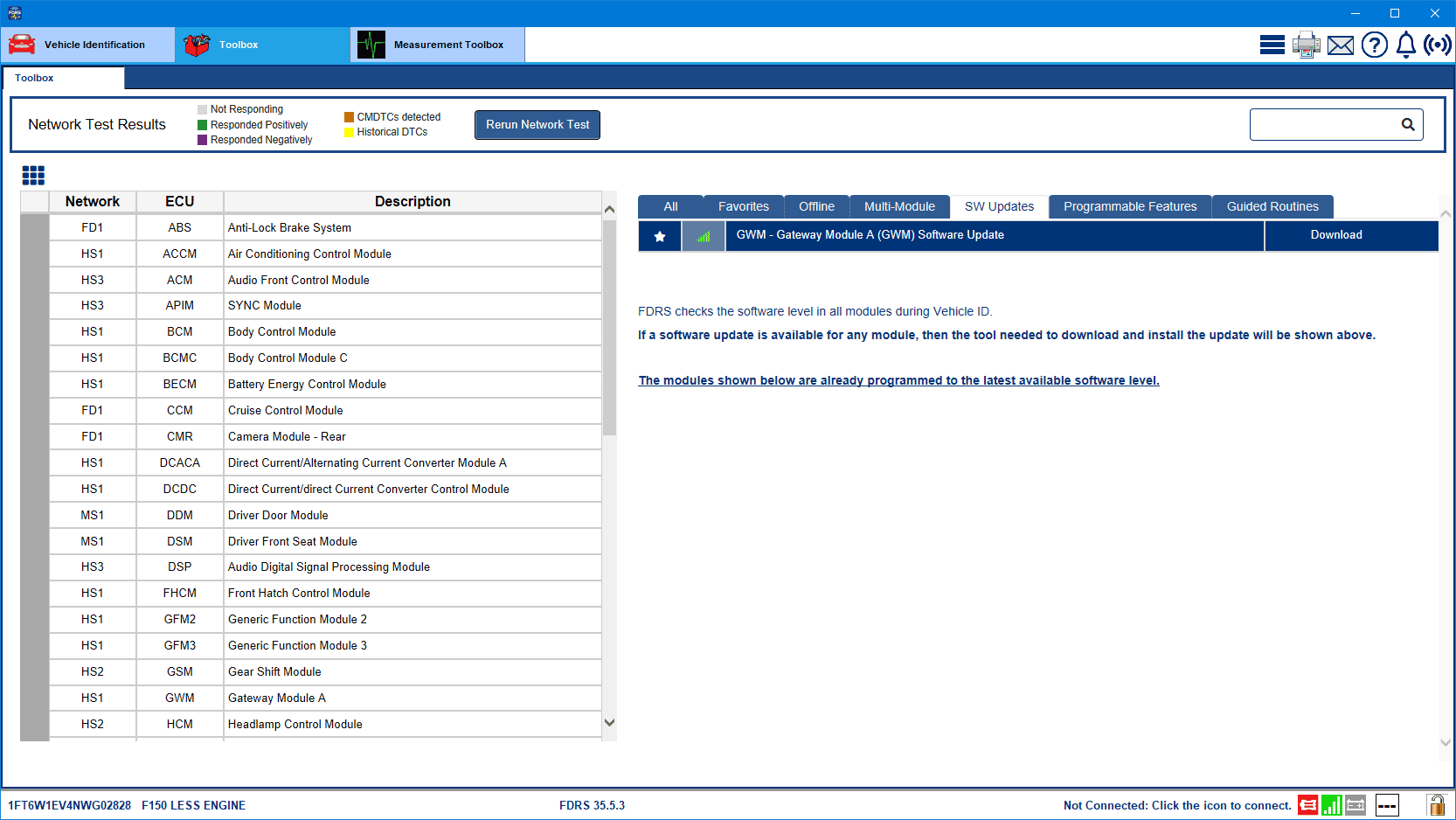 Ford F-150 Lightning Lightning Software Updates using FDRS Lightning_GWM-27-Feb-23