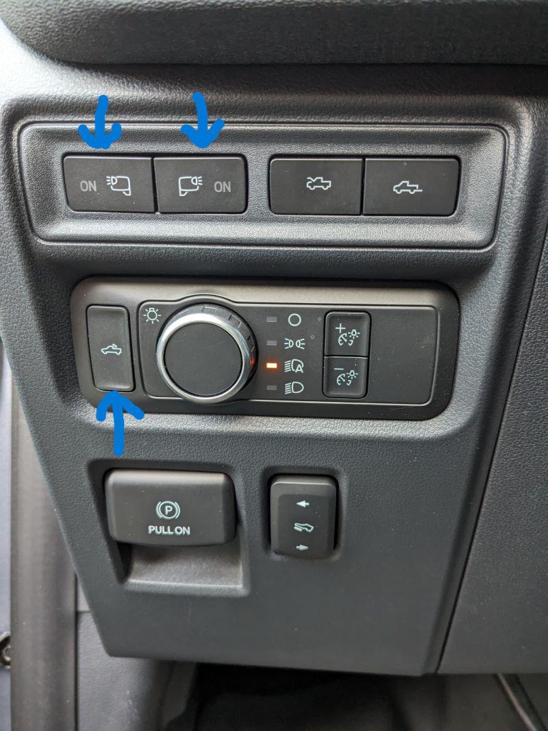 Ford F-150 Lightning Other ways to control zone lighting? lights
