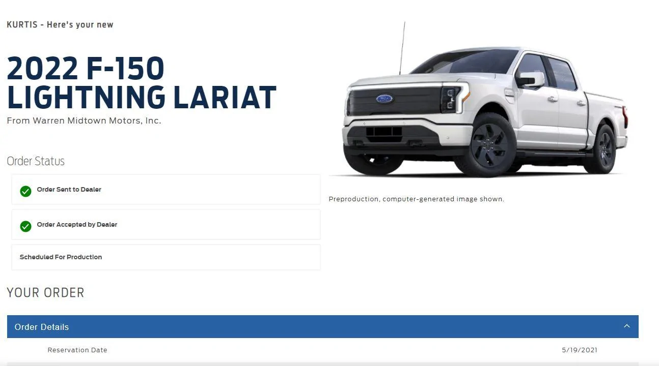 Ford F-150 Lightning 📊 F-150 Lightning ORDERS Tracking List & Stats [Add Yours!] Lit