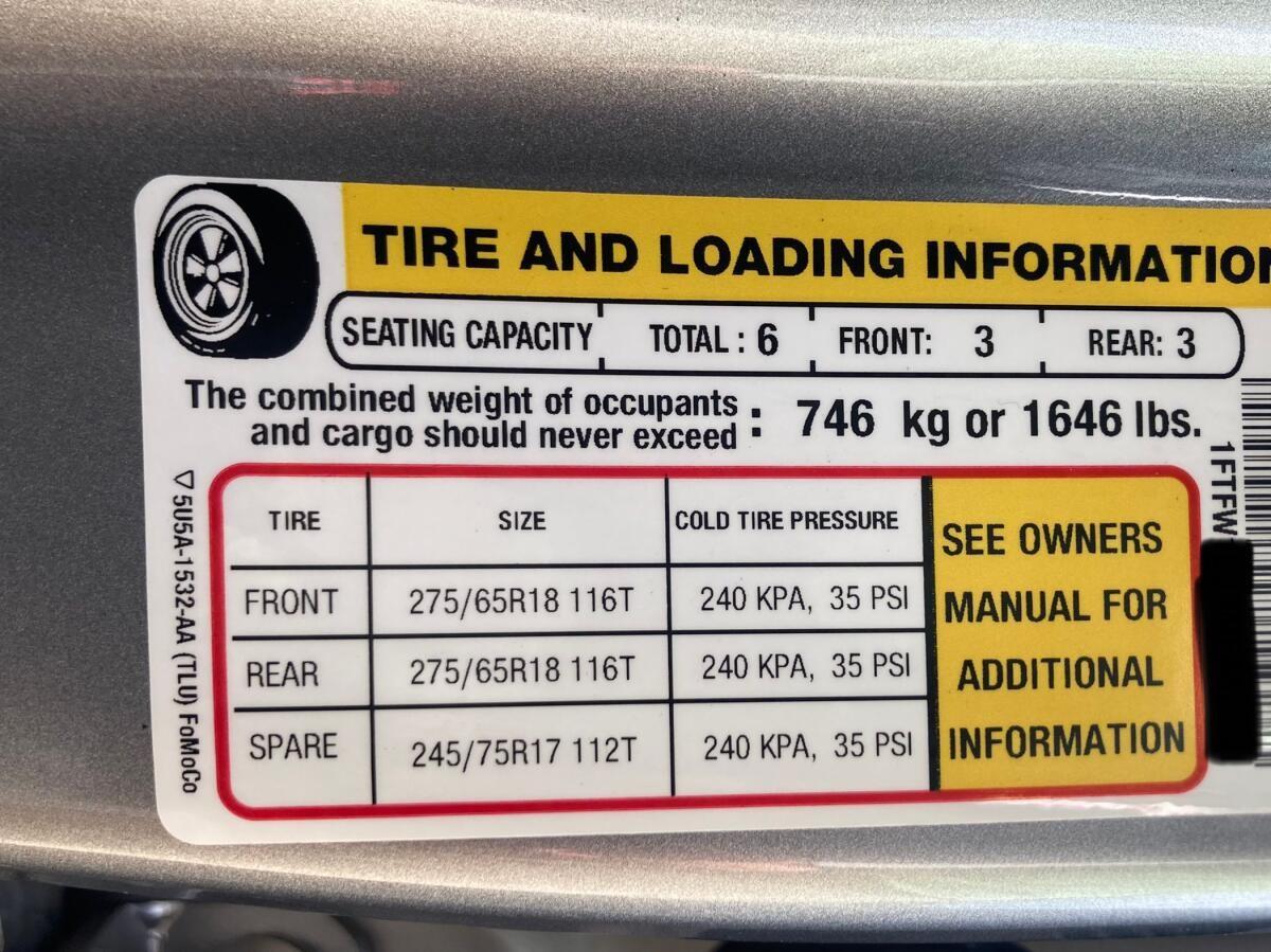 Ford F-150 Lightning Tow Package Breakdown For 2021 F-150 Load Sticker