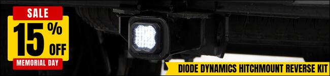 Ford F-150 Lightning MEMORIAL DAY SALES | Save on LED Lights, Air Compressors & More md25header-diode-dynamics-hitchmount