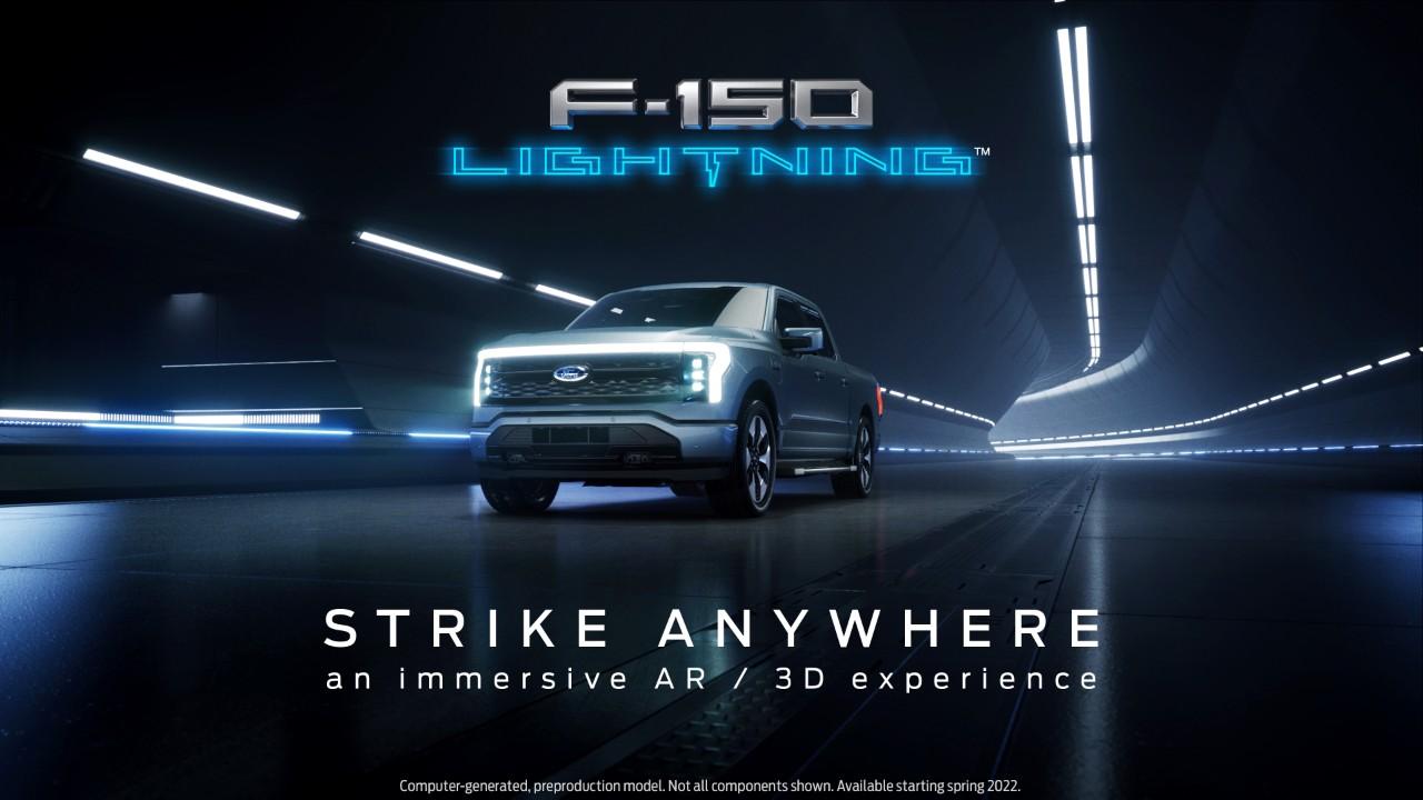 Ford F-150 Lightning Ford Launches F-150 Lightning 3D Augmented Reality Experience MISNGGLK0049s_StrikeAnywhere_Hero_v2_03_RGB