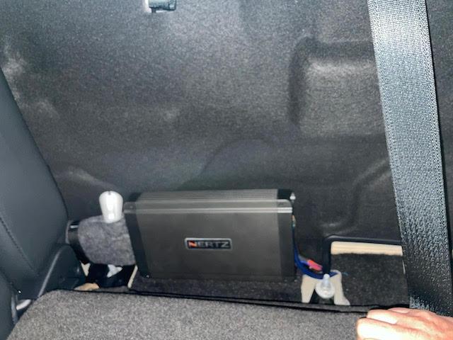 Ford F-150 Lightning So I did a thing...aftermarket speaker + sub install mounted