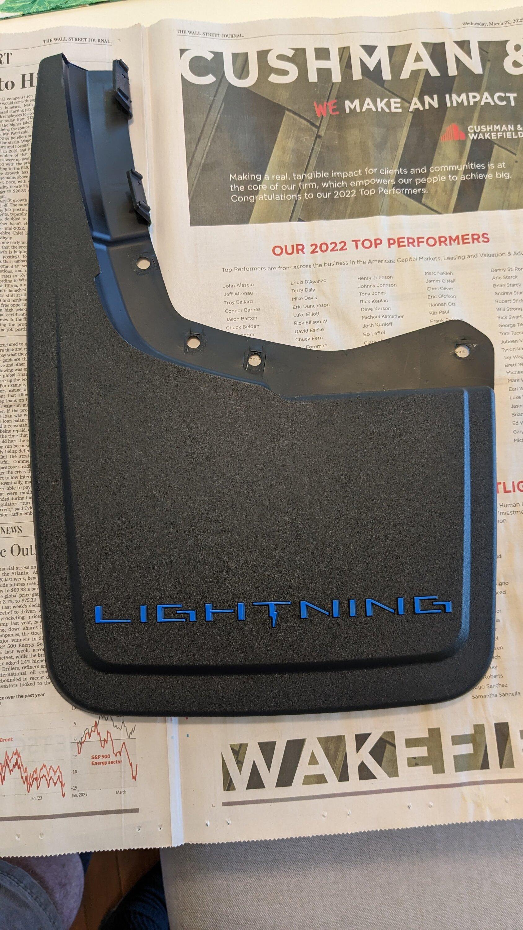 Ford F-150 Lightning 【BestEvMod】Let’s do a giveaway raffle on our Mud Flap! Mudflaps after