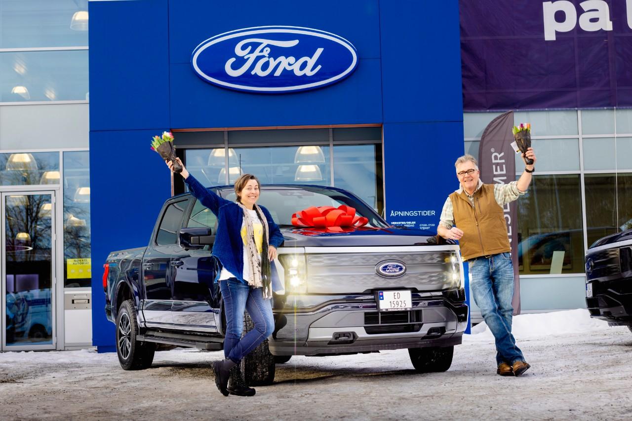 Ford F-150 Lightning European deliveries begin for F-150 Lightning Norway Customer 3