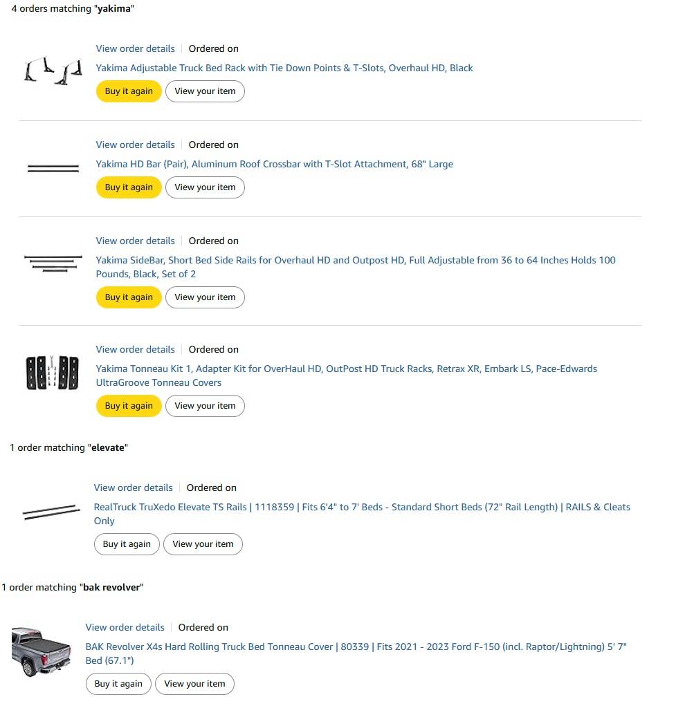 Ford F-150 Lightning Tonneau cover that gives complete access to bed AND works with a rack? orderlist