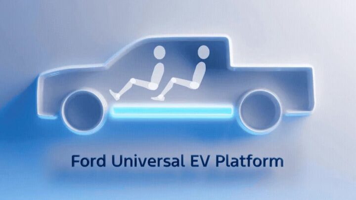 Ford F-150 Lightning Ford Universal EV Platform Announced: Innovation Meets Efficiency in New EV Platform, Assembly Process and Midsize Truck p-Promotional-Video-Screenshot-August-2025-720x405