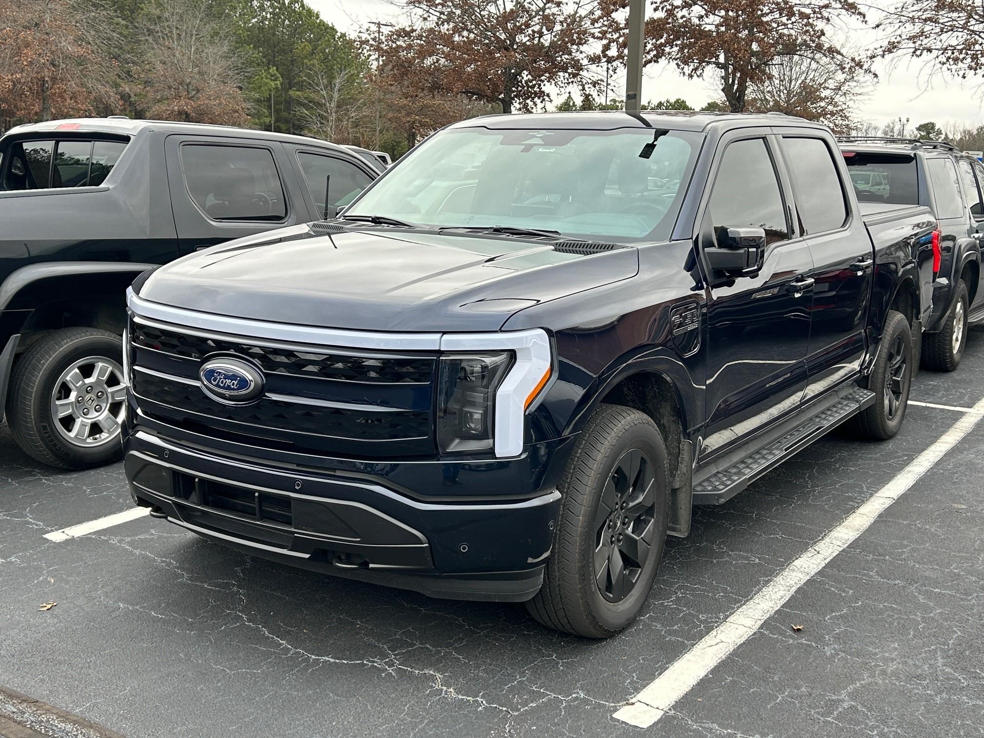 Ford F-150 Lightning New Lightning grill painted grille isometric view