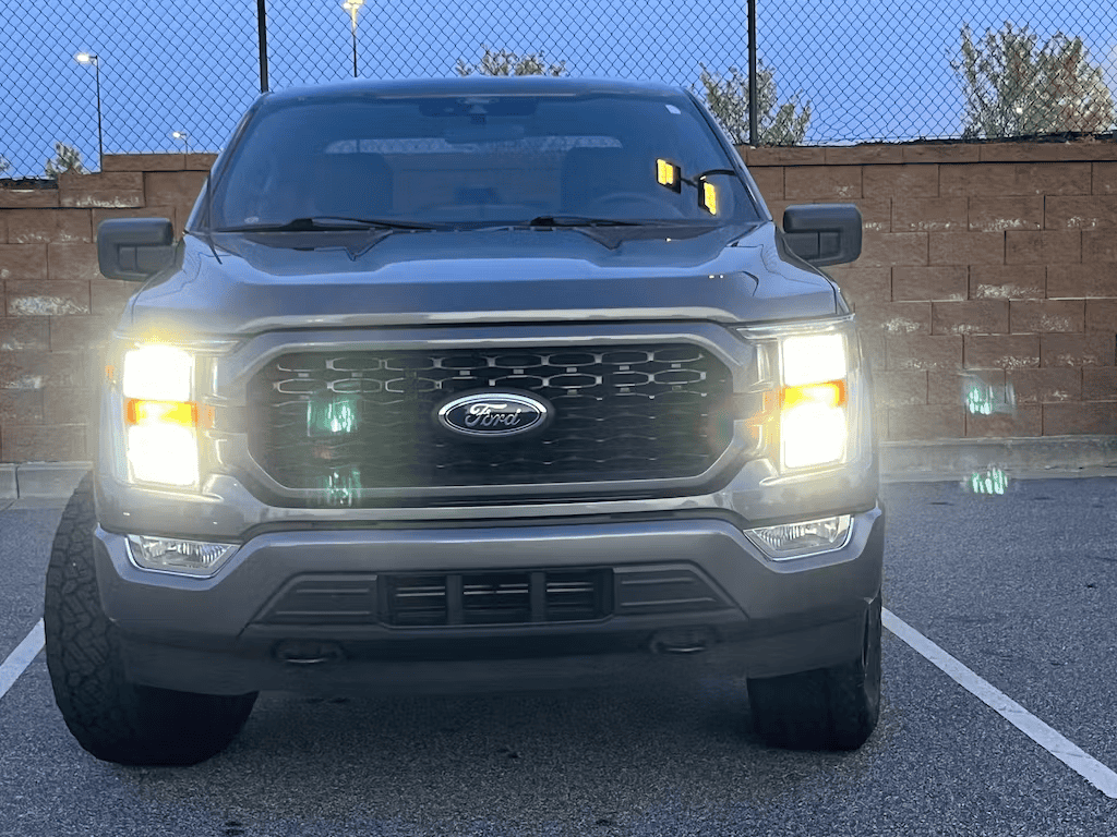 Ford F-150 Lightning The Upgraded LED Solution for Halogen Headlights photo7-lasfit led bulb-LAair 9005 customer feedback shot by Daniel Moore