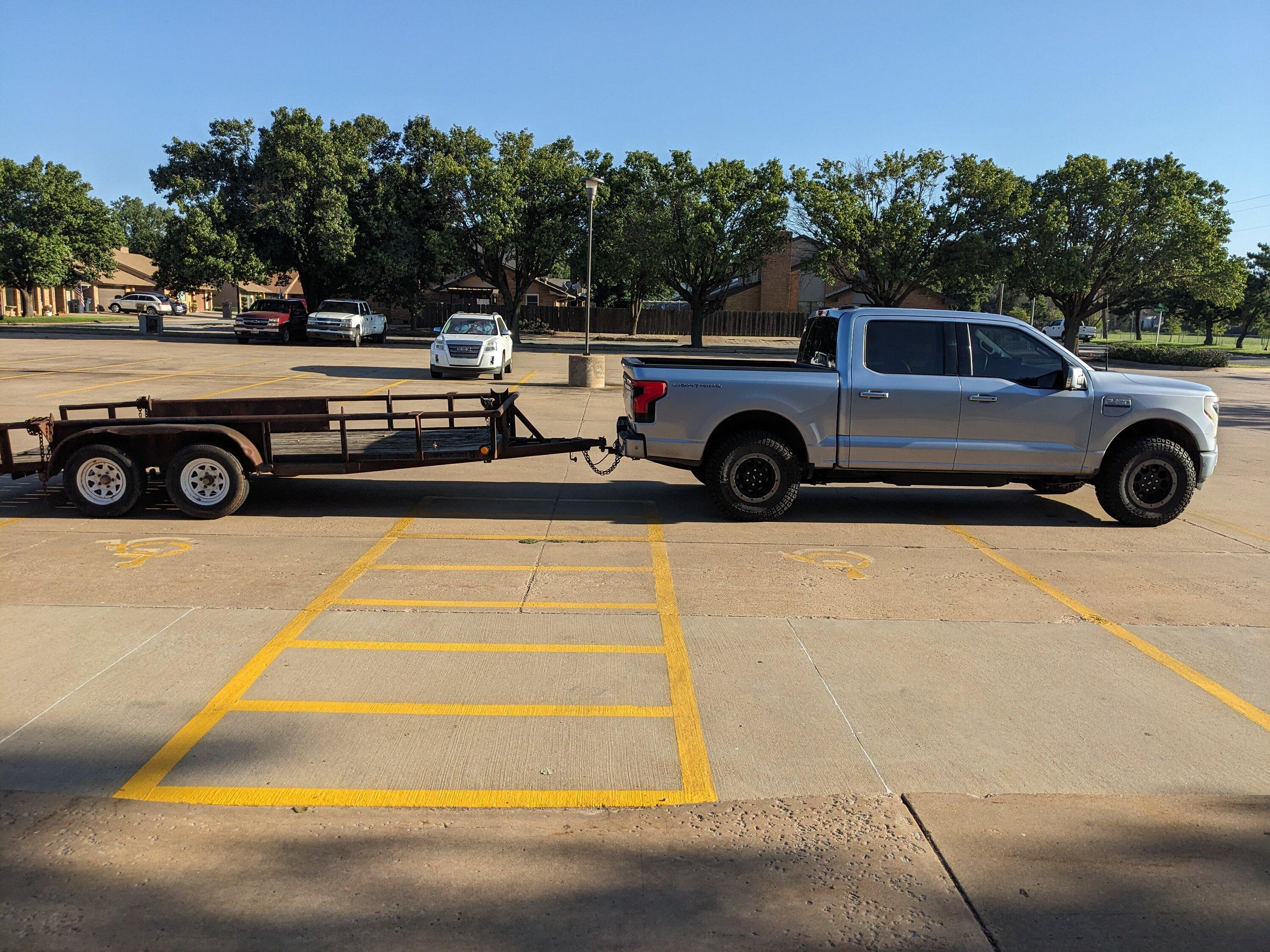 Ford F-150 Lightning Pics of Lightning Trucks Doing Truck Things. Got Any? 📸 pickup and trailer