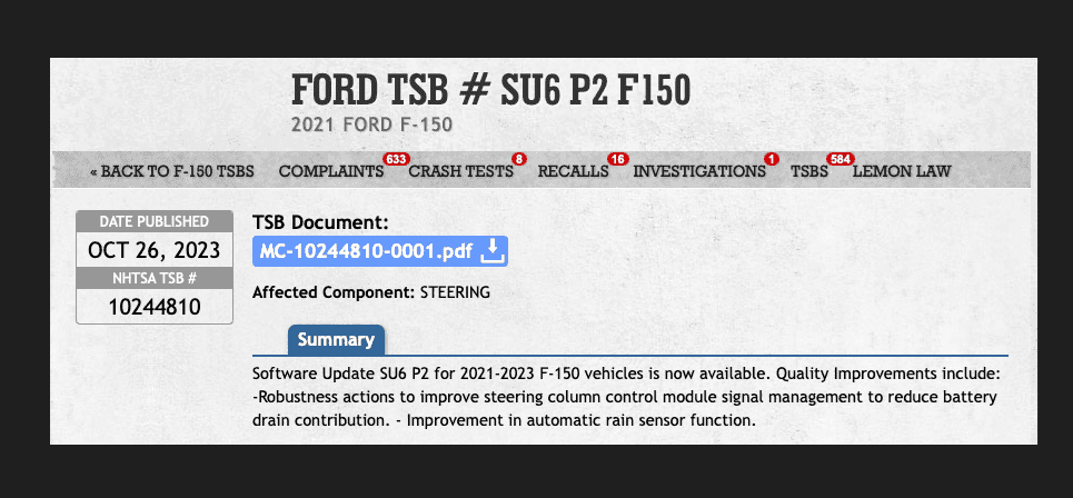 Ford F-150 Lightning Power-Up OTA 6.5.0 - Minor Adj {Heated wheel & Dep Times} Picture6