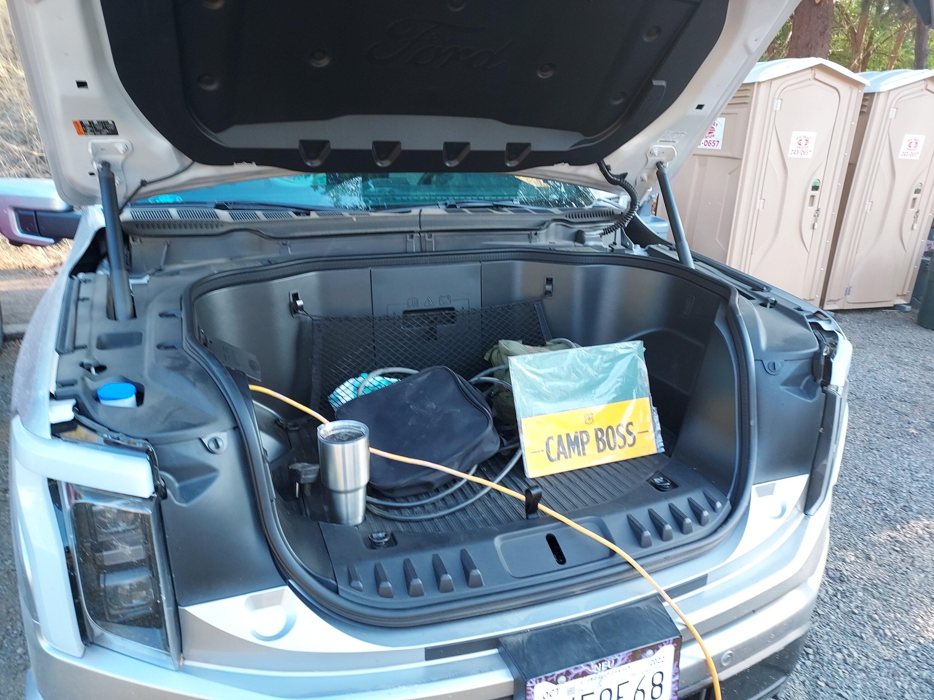 Ford F-150 Lightning Best use so far for my Lightning -- powered the McKinney Firefighter Briefing Power to Briefin