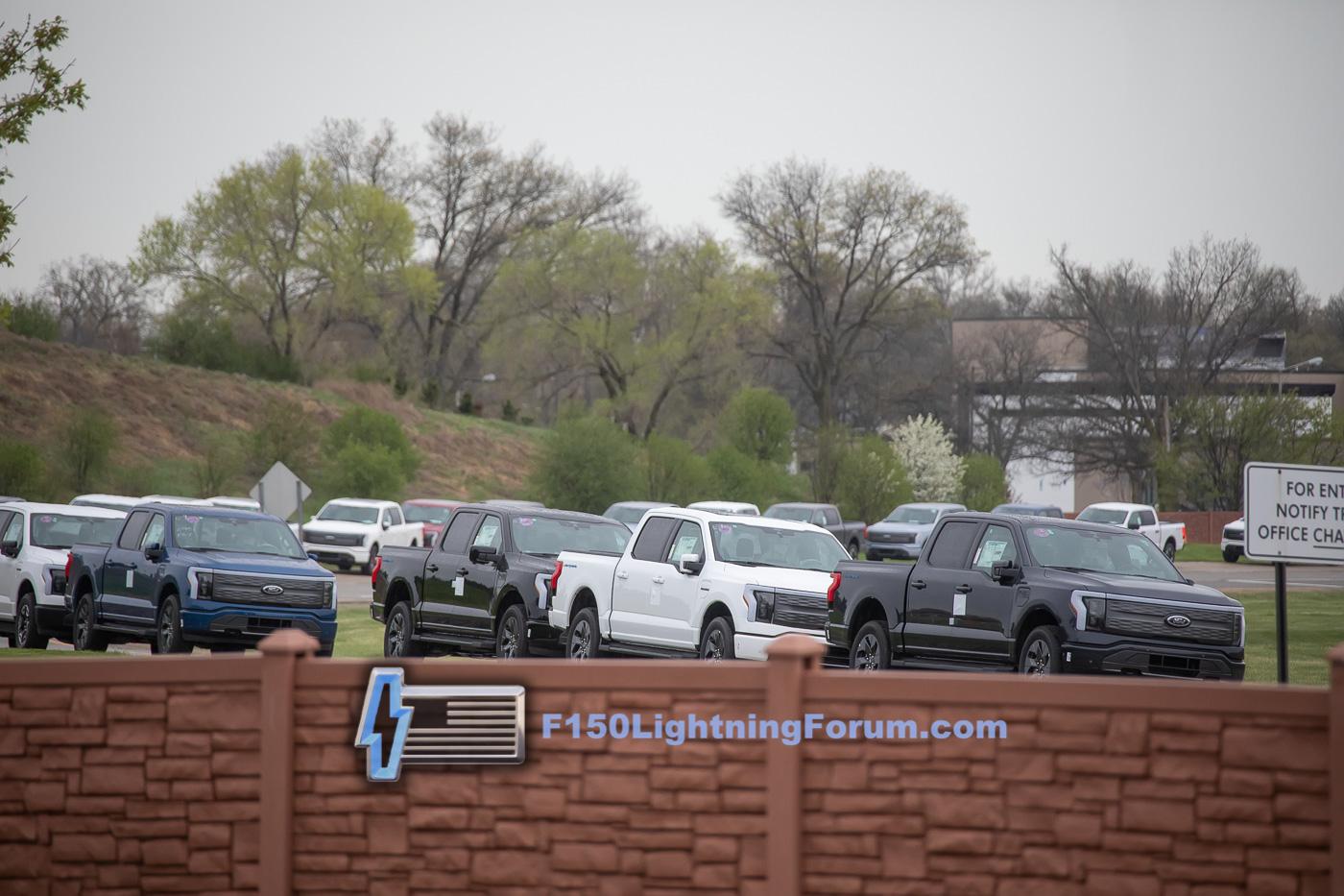 Ford F-150 Lightning Spied: F-150 Lightning Trucks Stored on Dearborn Track After Production produced-f150-lightning-stored-dearborn-track-3