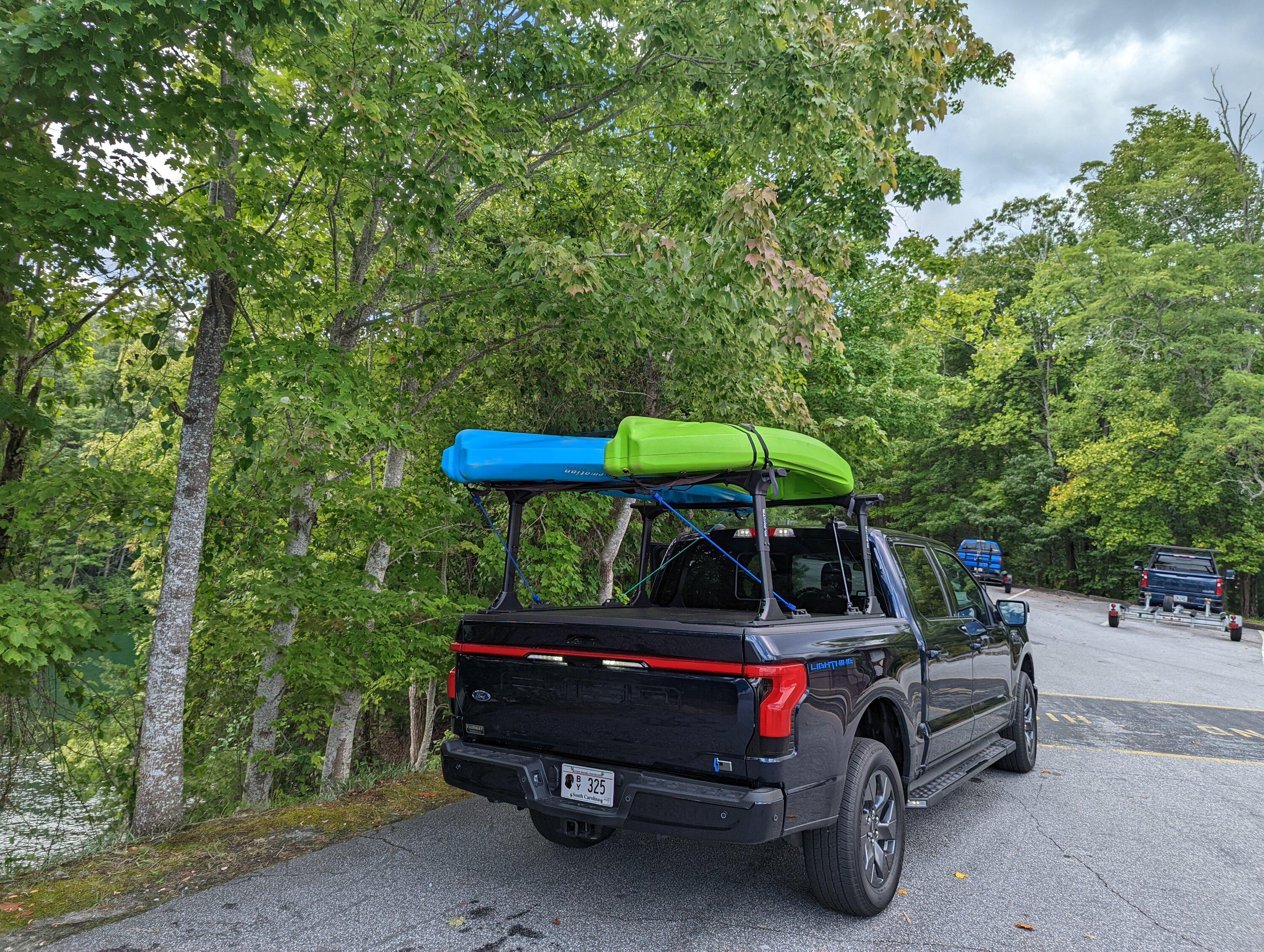 Ford F-150 Lightning Tonneau covers - Flip vs Roll vs Retrax PXL_20220812_184404961