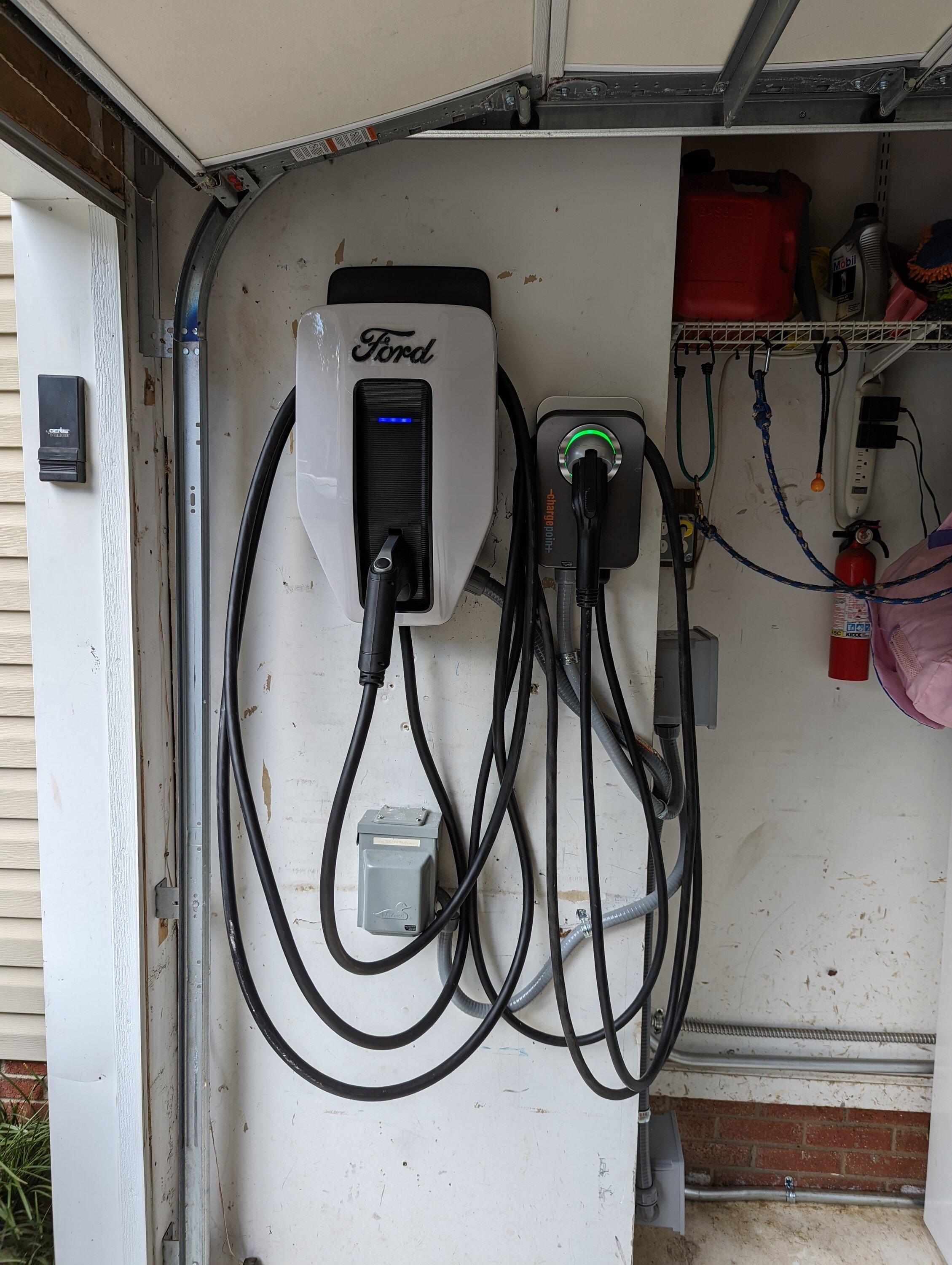 Ford F-150 Lightning Show me your Ford Charge Station Pro installs PXL_20220830_202515980