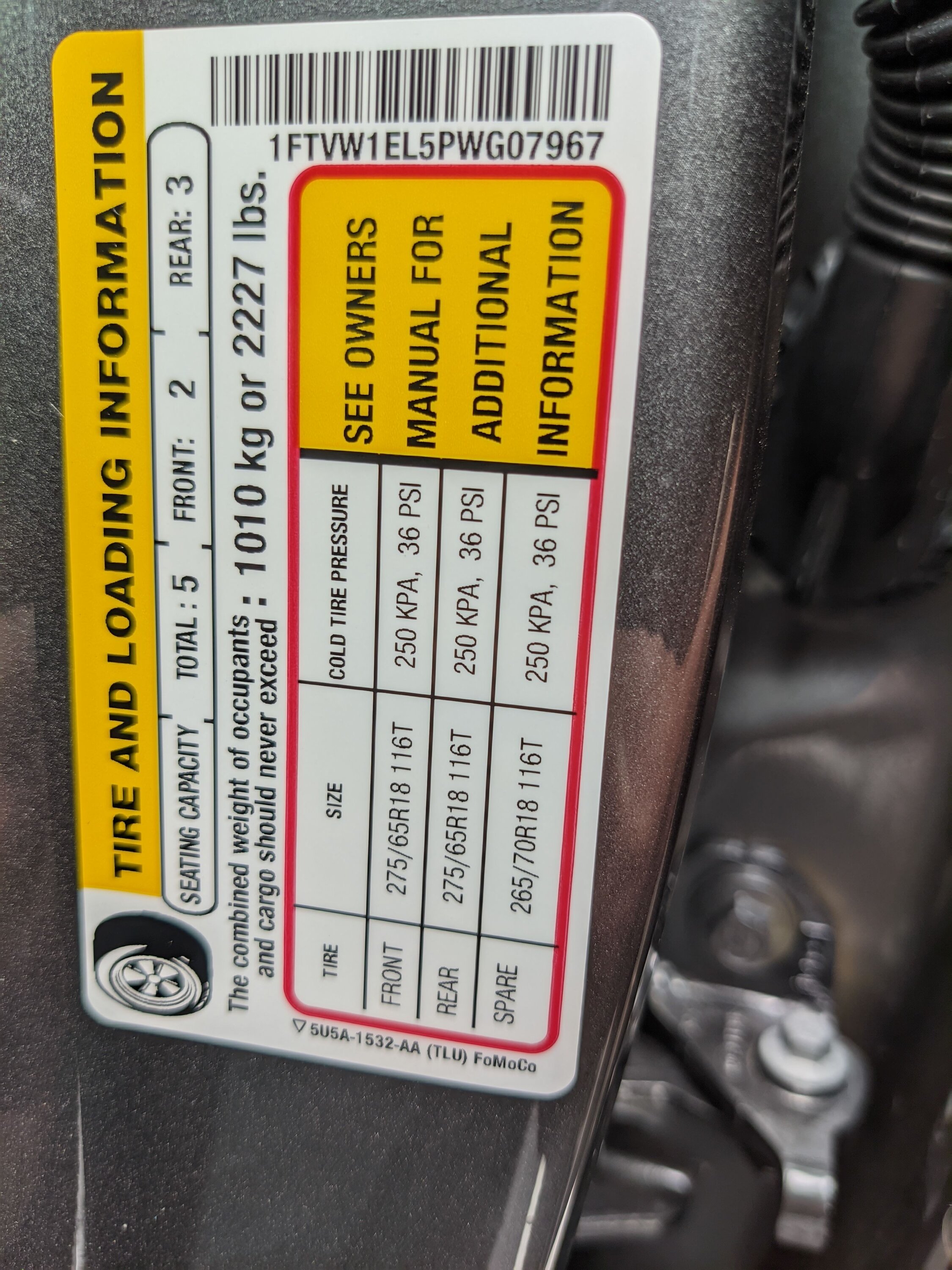 Ford F-150 Lightning Tire Pressure TPMS Fault and low keyfob range PXL_20230615_085727022