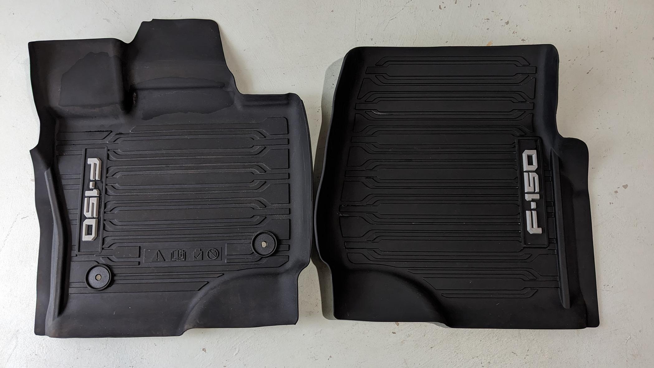 Ford F-150 Lightning Front all weather mats (OEM Ford) PXL_20231126_195254416.MP