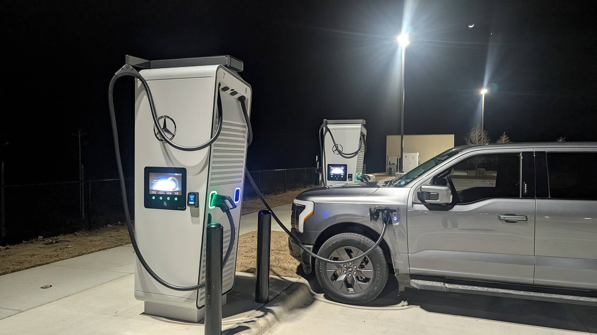 Ford F-150 Lightning My first Tesla supercharger experience. PXL_20250202_022716970.MP
