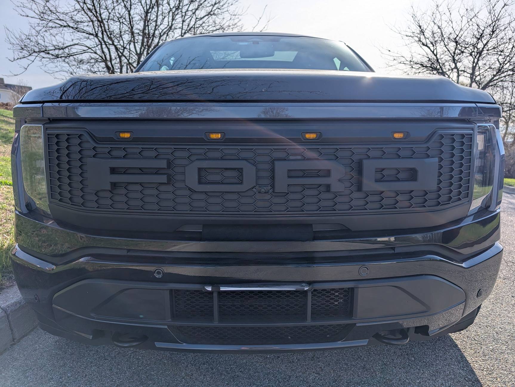 Ford F-150 Lightning ‼️ UPDATE FORD E-RAPTOR grille swap and install tutorial PXL_20250418_130716237.MP~2
