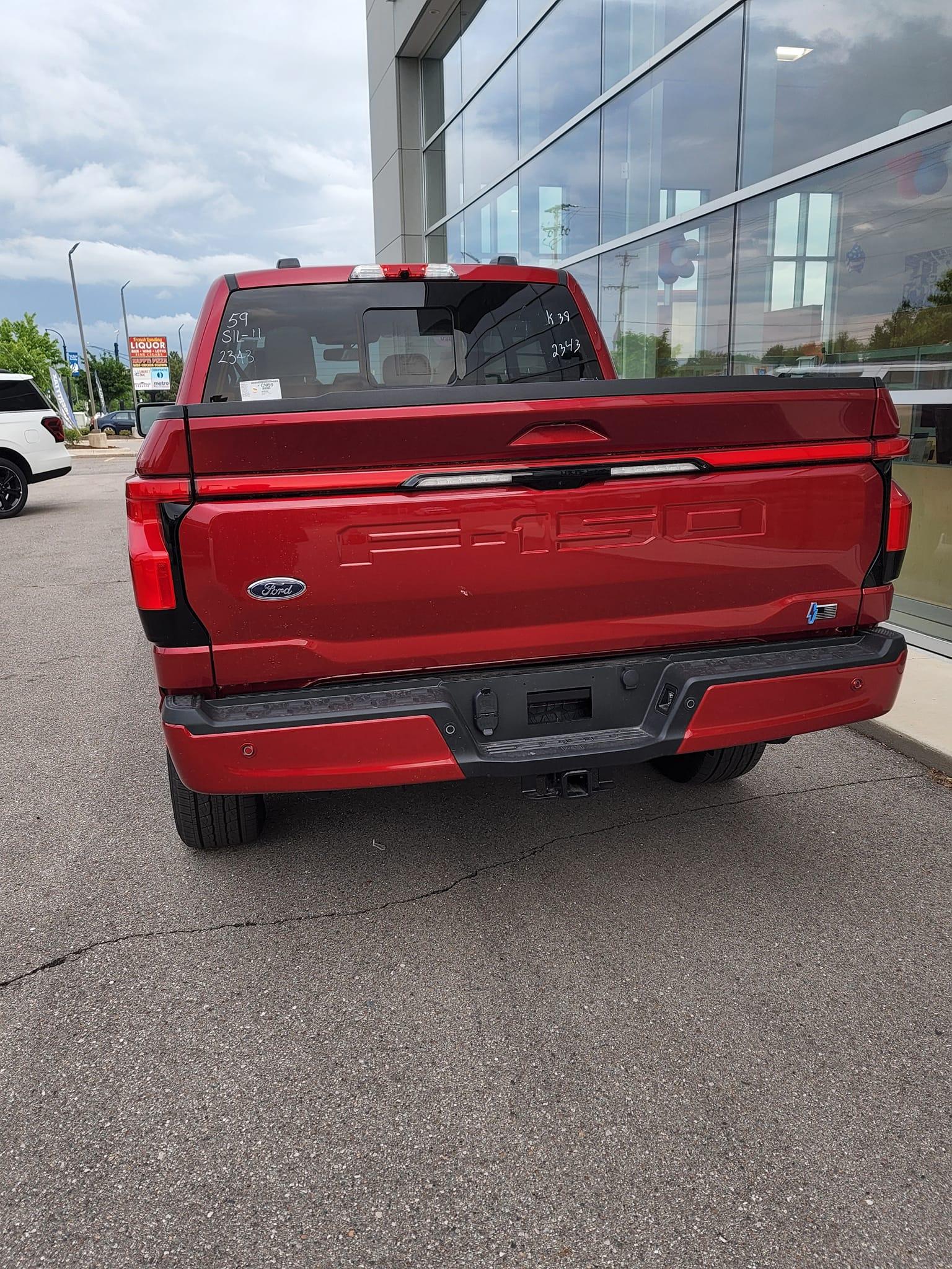 Rapid Red 2022 Ford F-150 Lightning Lariat at Beechmont Ford in Cincinnati4.jpg