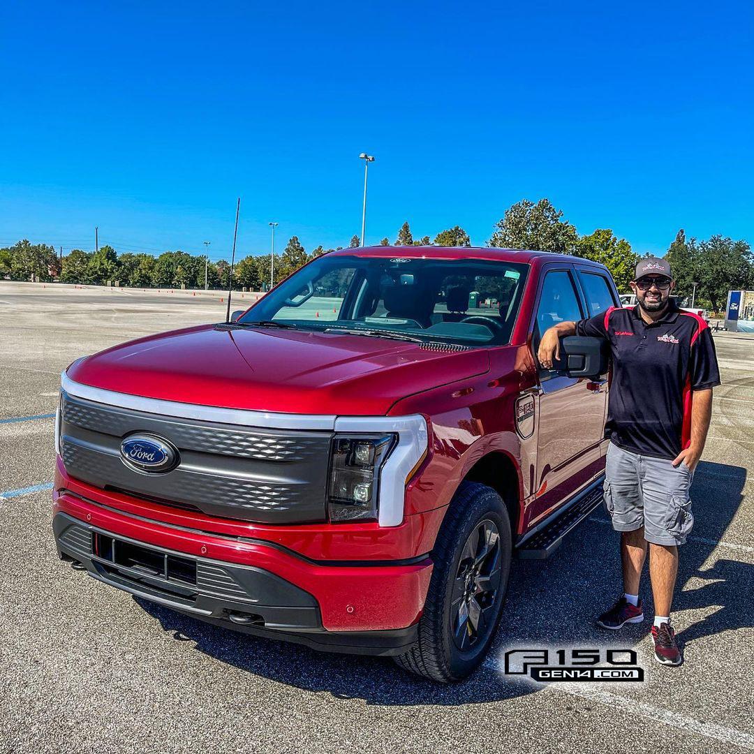 Ford F-150 Lightning RAPID RED F-150 Lightning Photos & Club Rapid Red F150 Lightning Picku