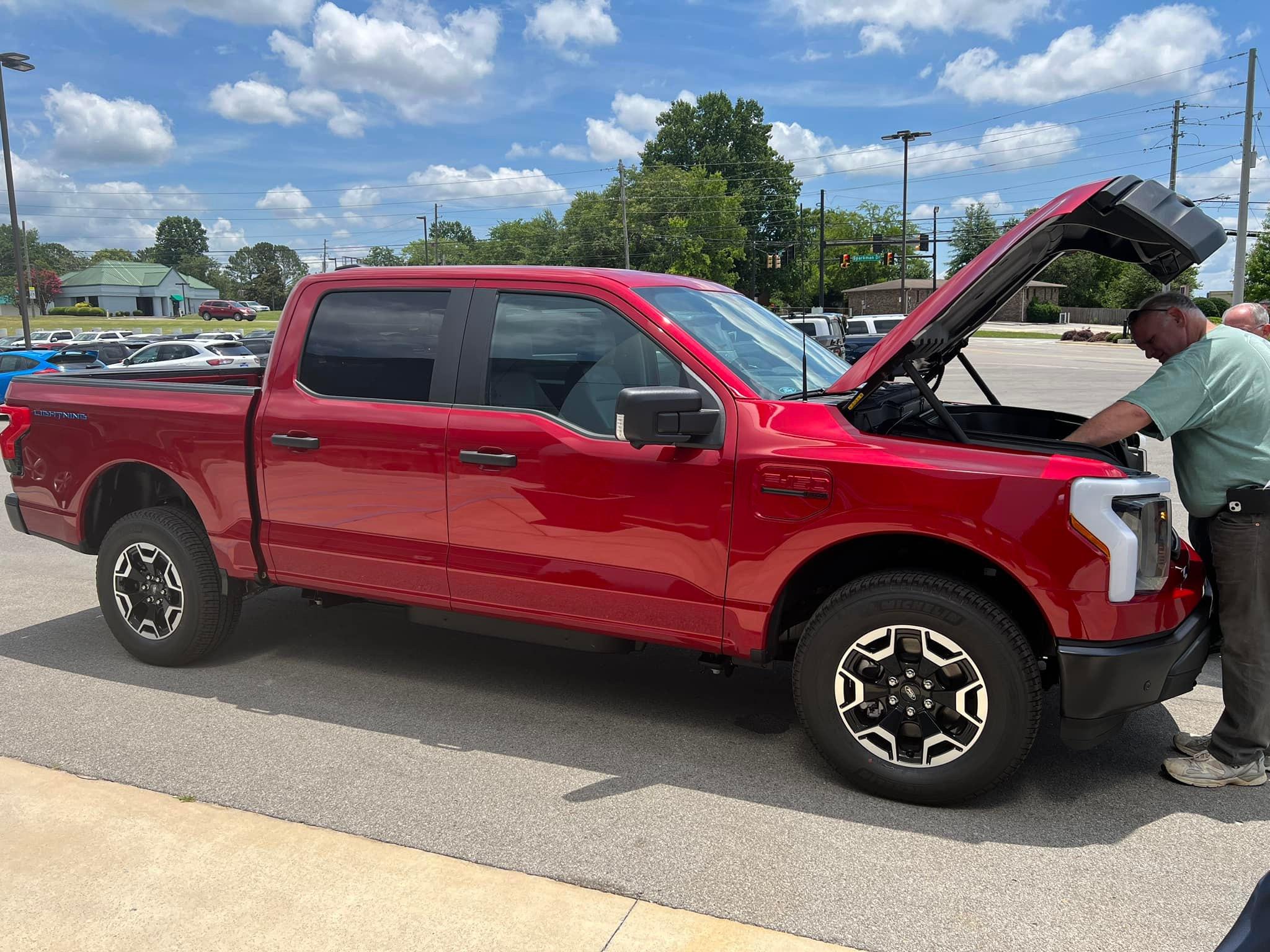 Ford F-150 Lightning RAPID RED F-150 Lightning Photos & Club Rapid Red Lightning Pro 2